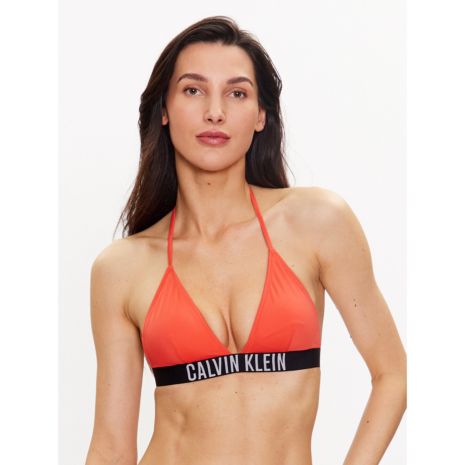 Calvin Klein Swimwear Vrchní část bikin KW0KW01963 Oranžová - Pepit.cz