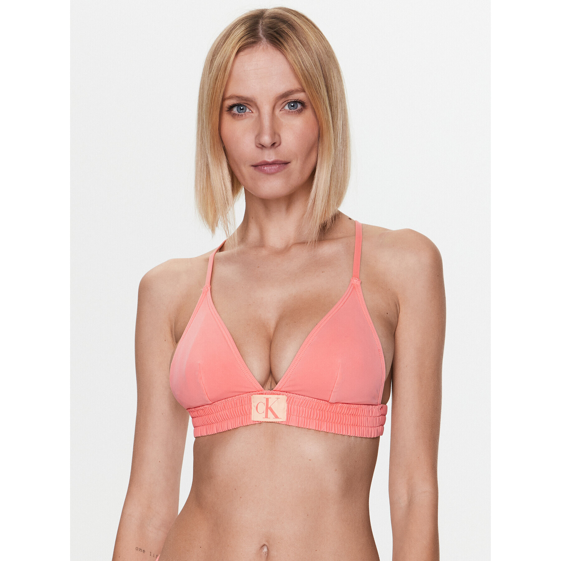 Calvin Klein Swimwear Vrchní část bikin KW0KW01974 Oranžová - Pepit.cz