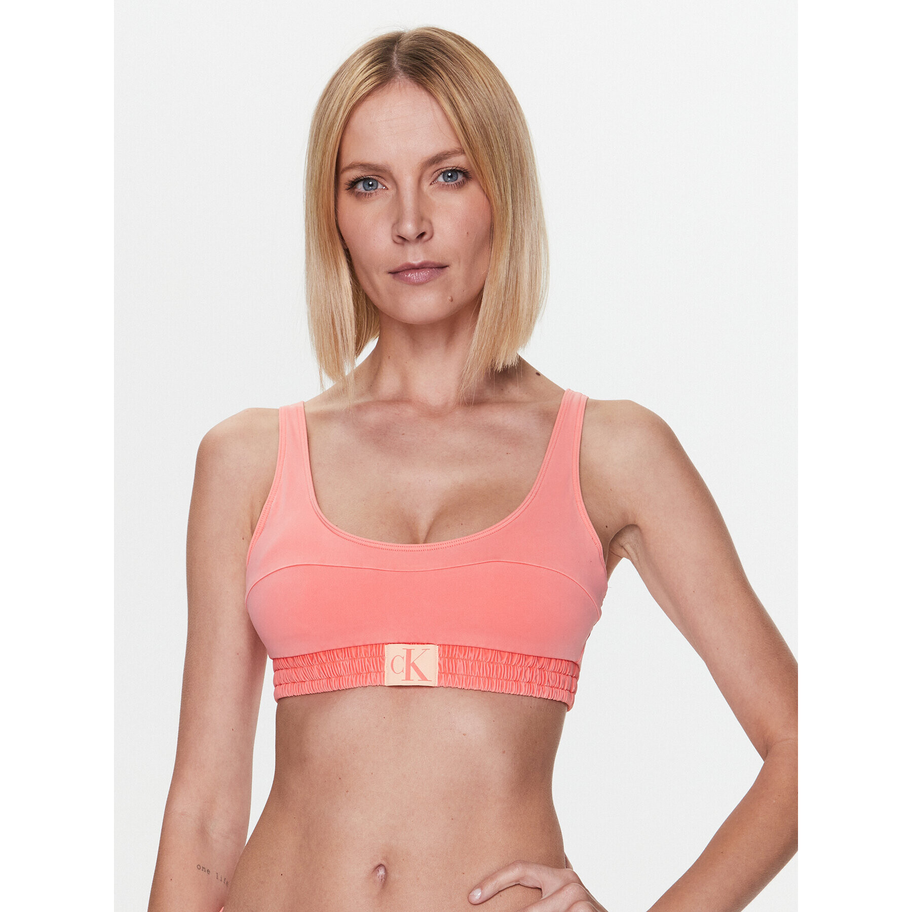 Calvin Klein Swimwear Vrchní část bikin KW0KW01975 Oranžová - Pepit.cz