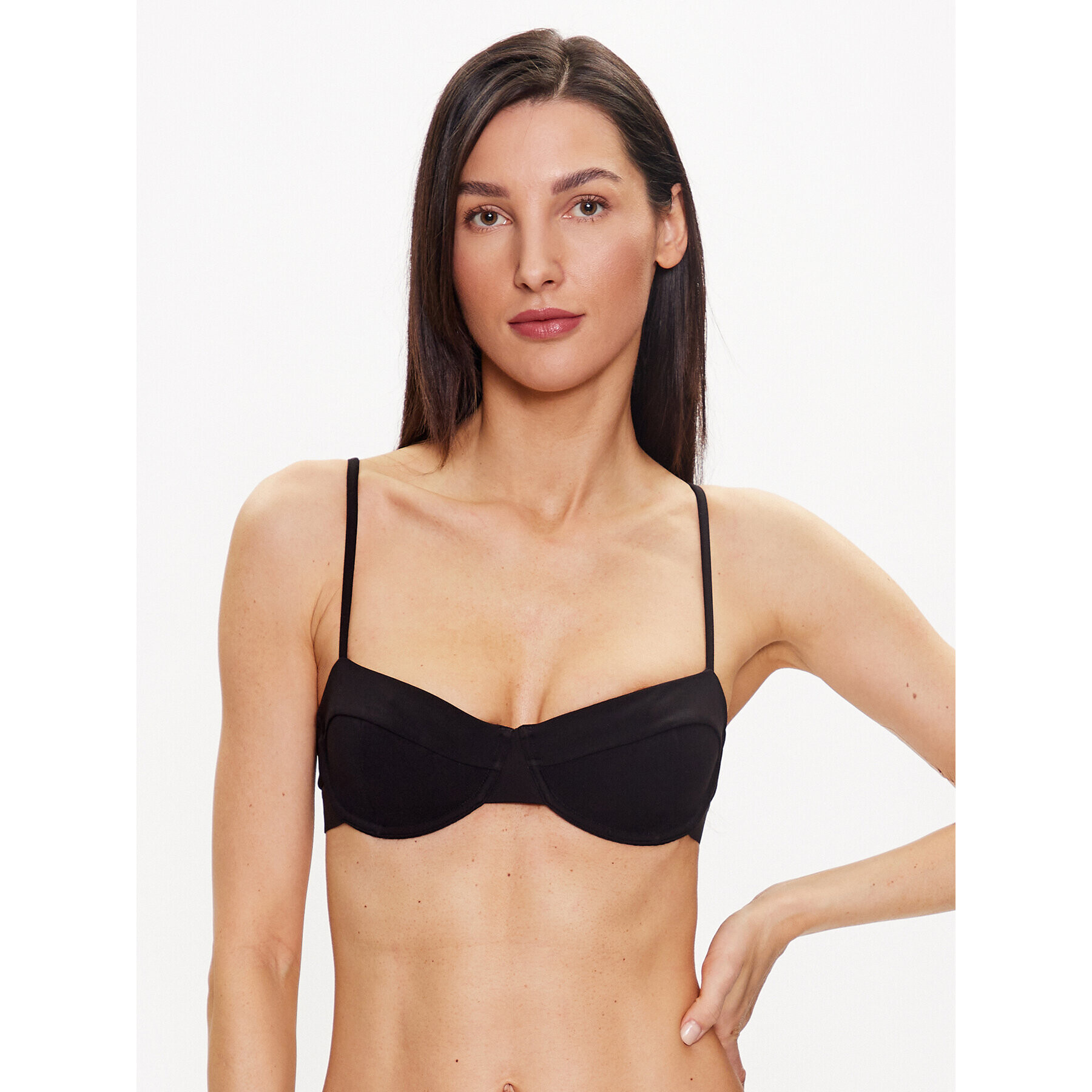 Calvin Klein Swimwear Vrchní část bikin KW0KW02037 Černá - Pepit.cz