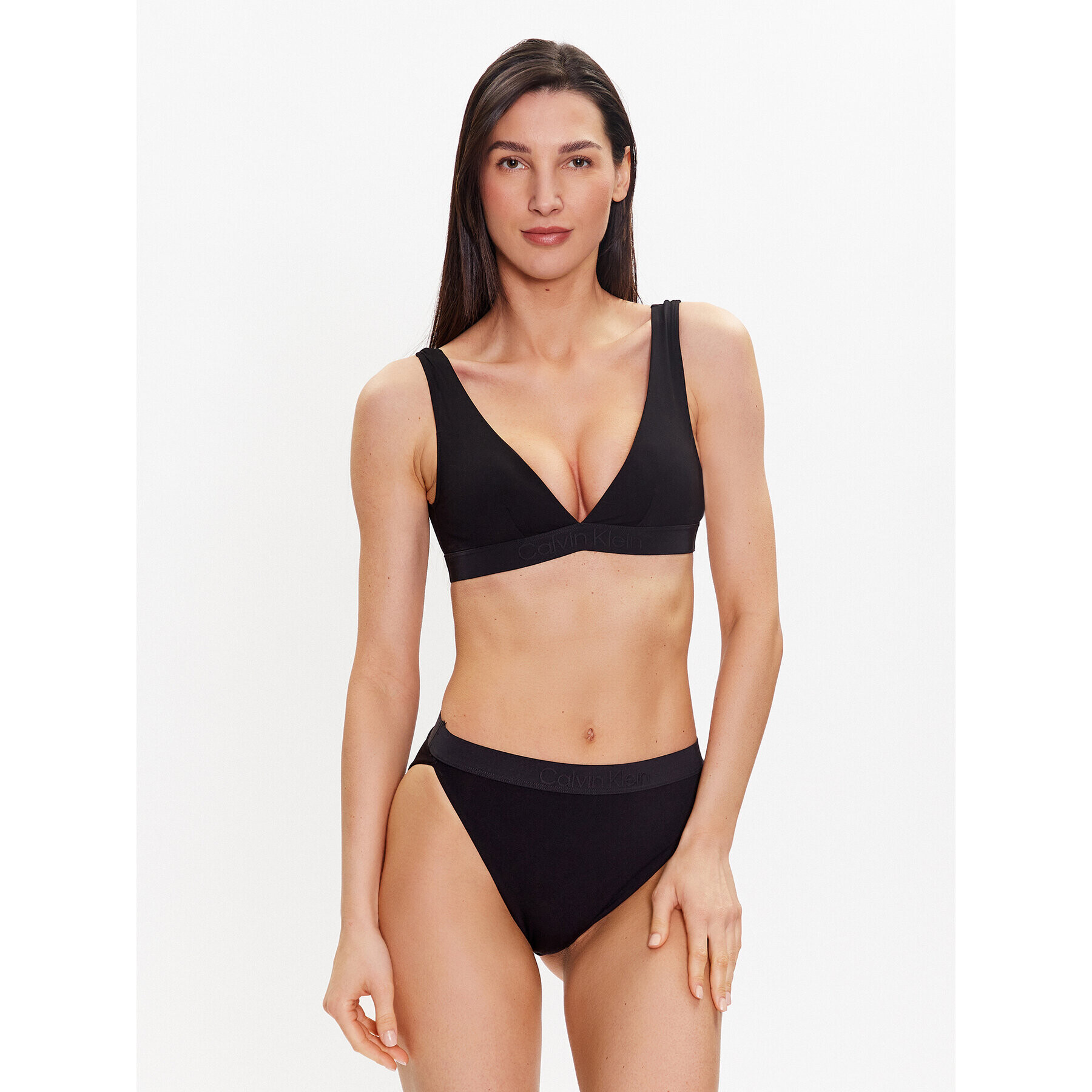 Calvin Klein Swimwear Vrchní část bikin KW0KW02038 Černá - Pepit.cz