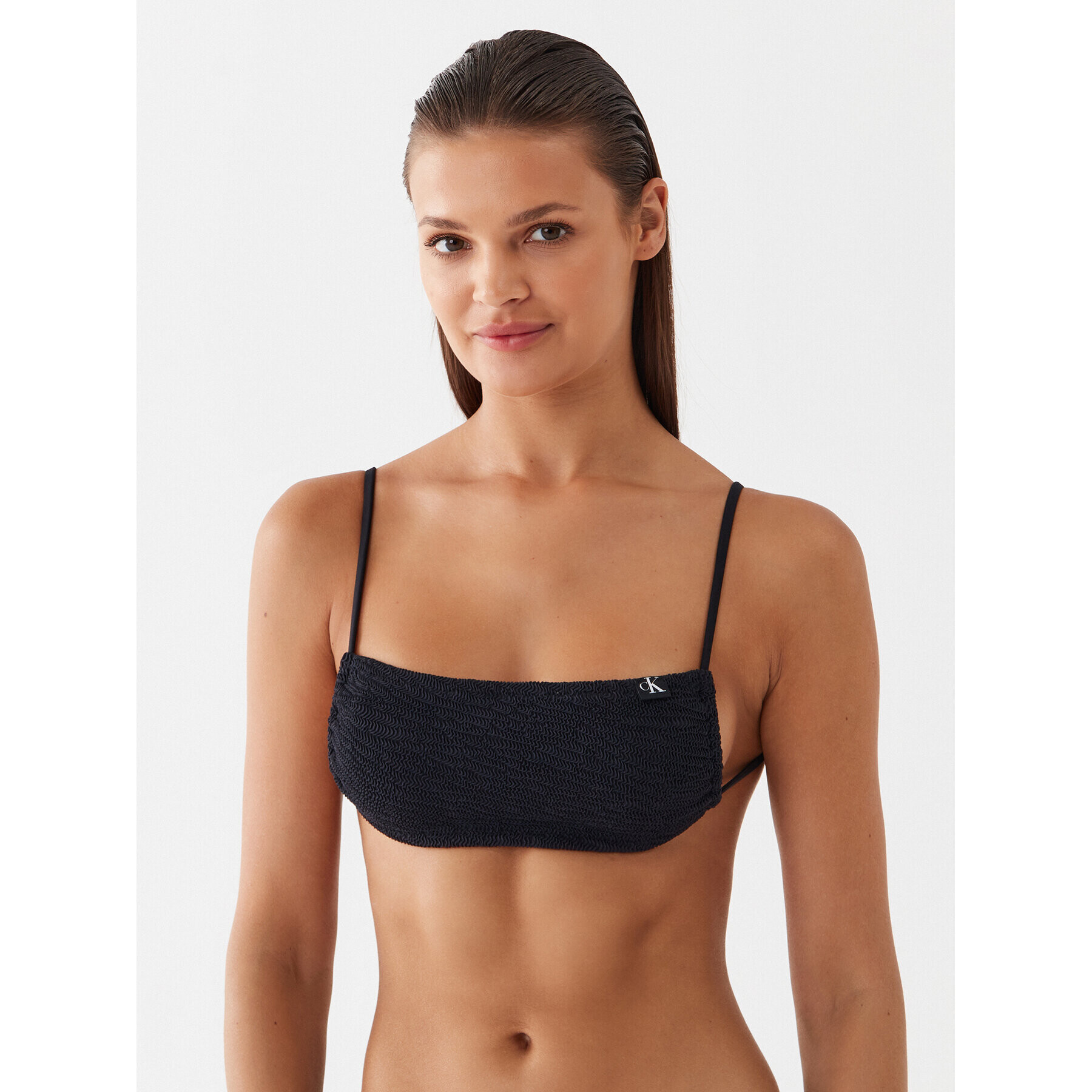 Calvin Klein Swimwear Vrchní část bikin KW0KW02207 Černá - Pepit.cz