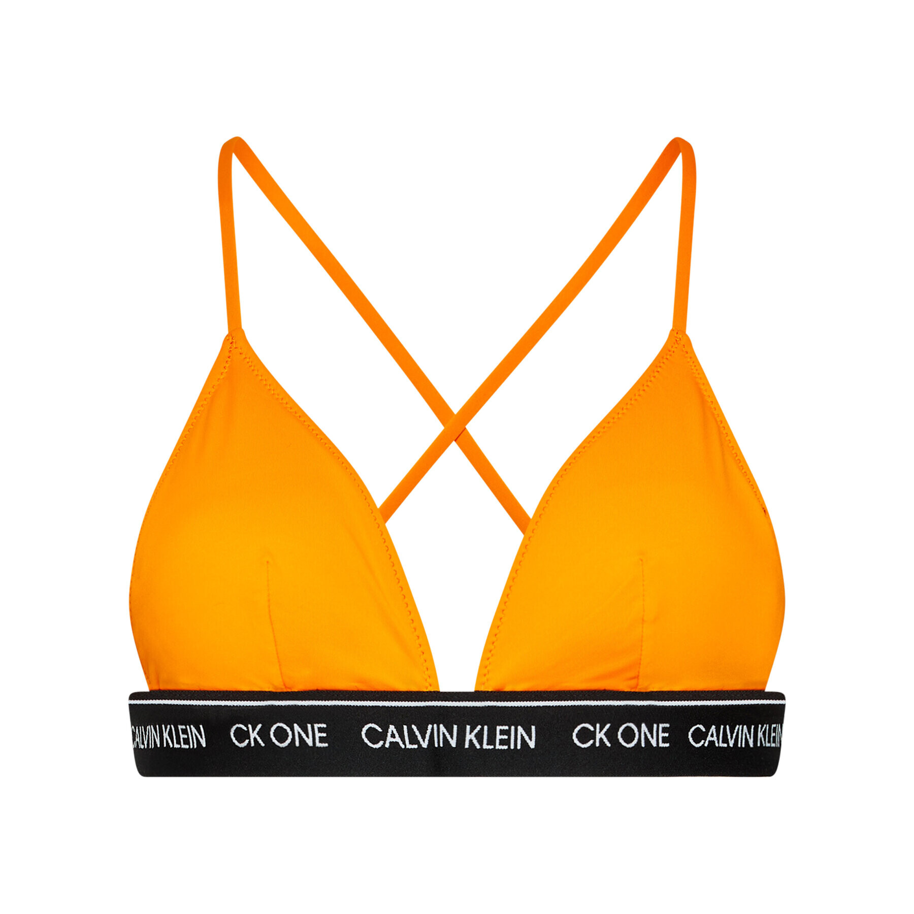 Calvin Klein Swimwear Vrchní část bikin Wb-Triangle-Rp KW0KW01409 Oranžová - Pepit.cz