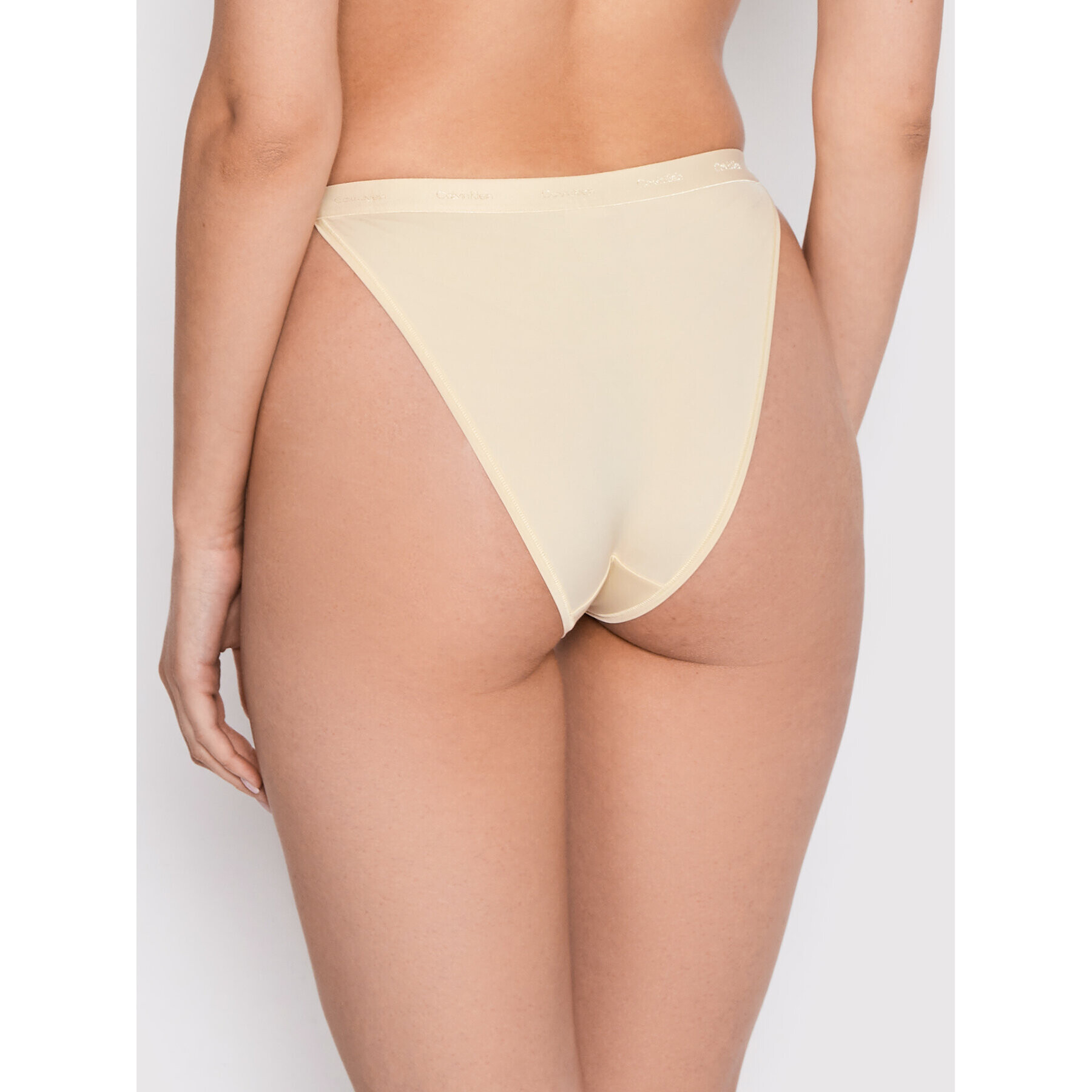 Calvin Klein Underwear Brazilské kalhotky 000QF6760E Béžová - Pepit.cz