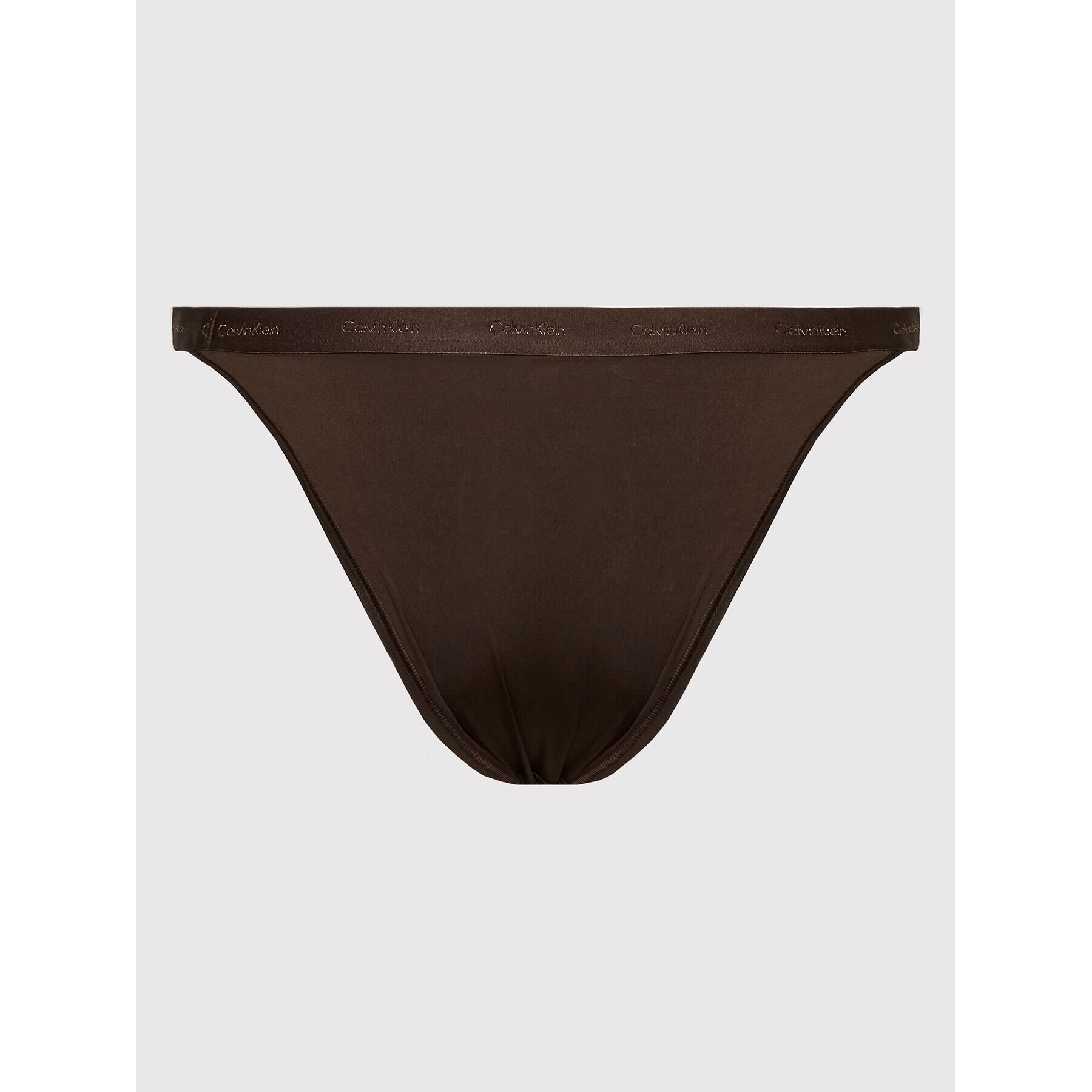 Calvin Klein Underwear Brazilské kalhotky 000QF6760E Hnědá - Pepit.cz