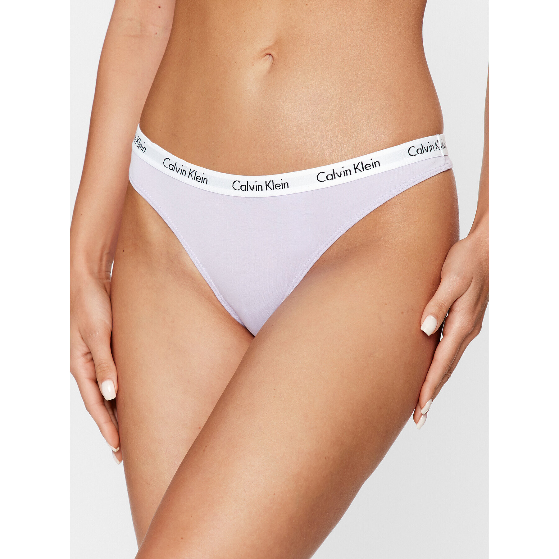 Calvin Klein Underwear Kalhotky string 0000D1617E Fialová - Pepit.cz