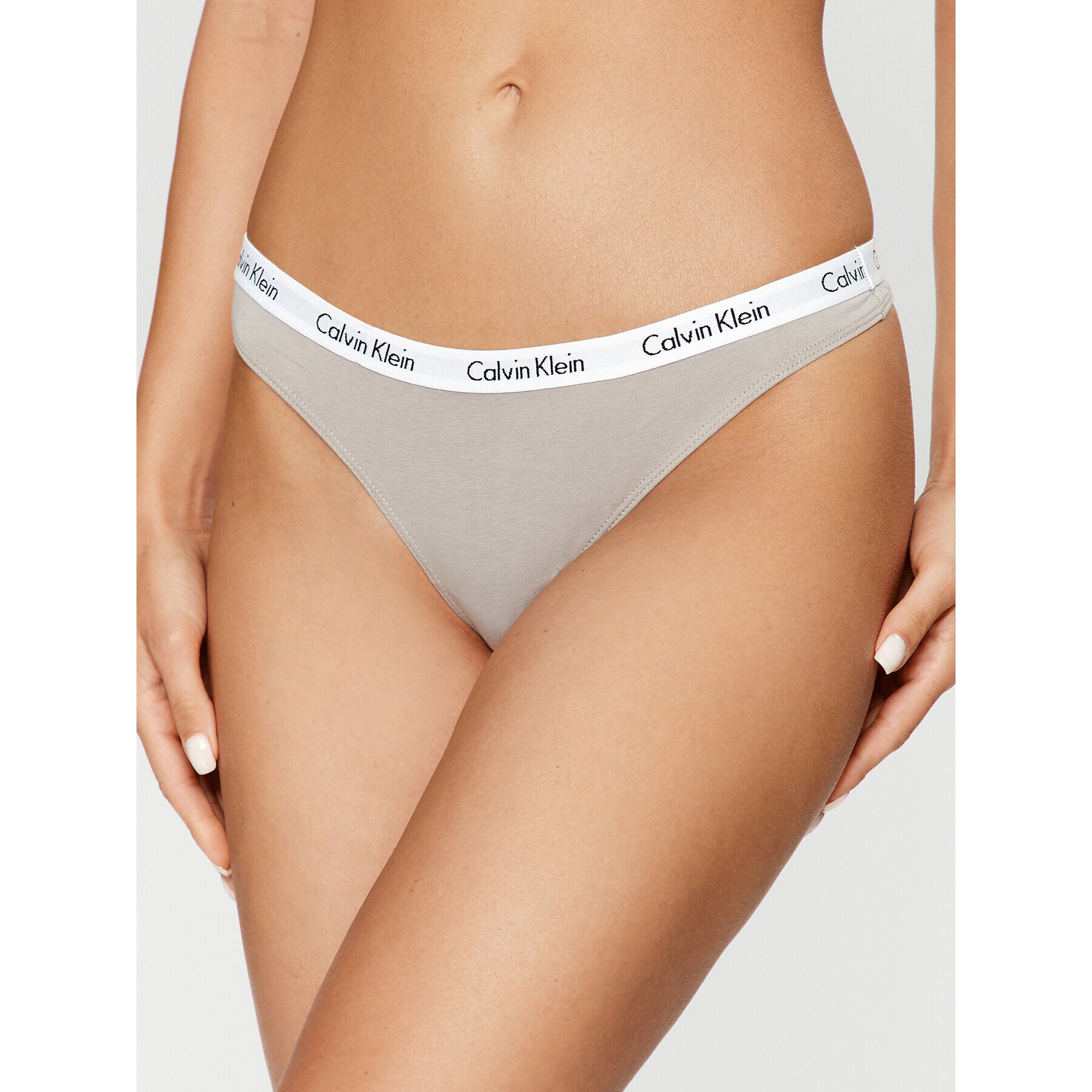 Calvin Klein Underwear Kalhotky string 0000D1617E Šedá - Pepit.cz