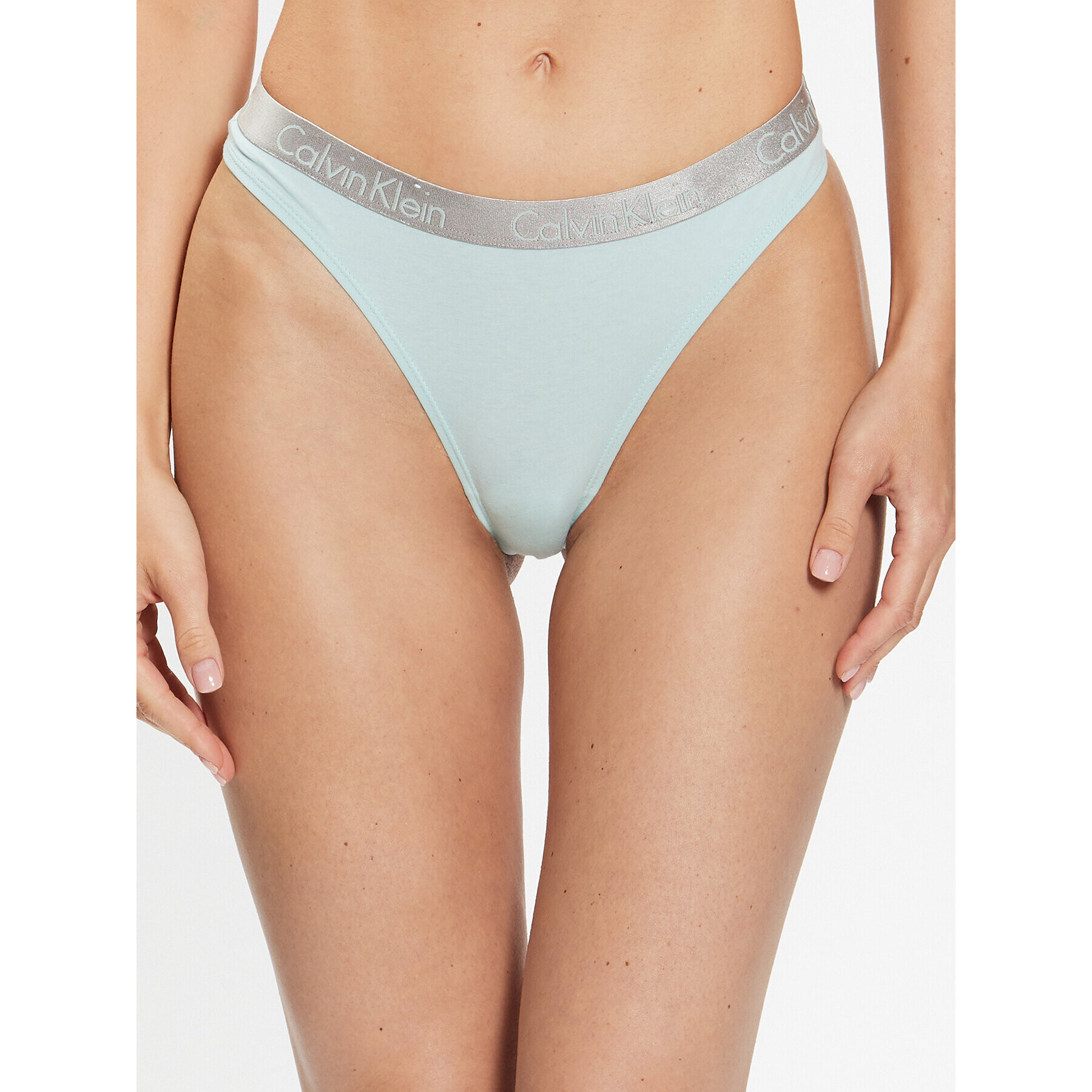 Calvin Klein Underwear Kalhotky string 000QD3539E Modrá - Pepit.cz