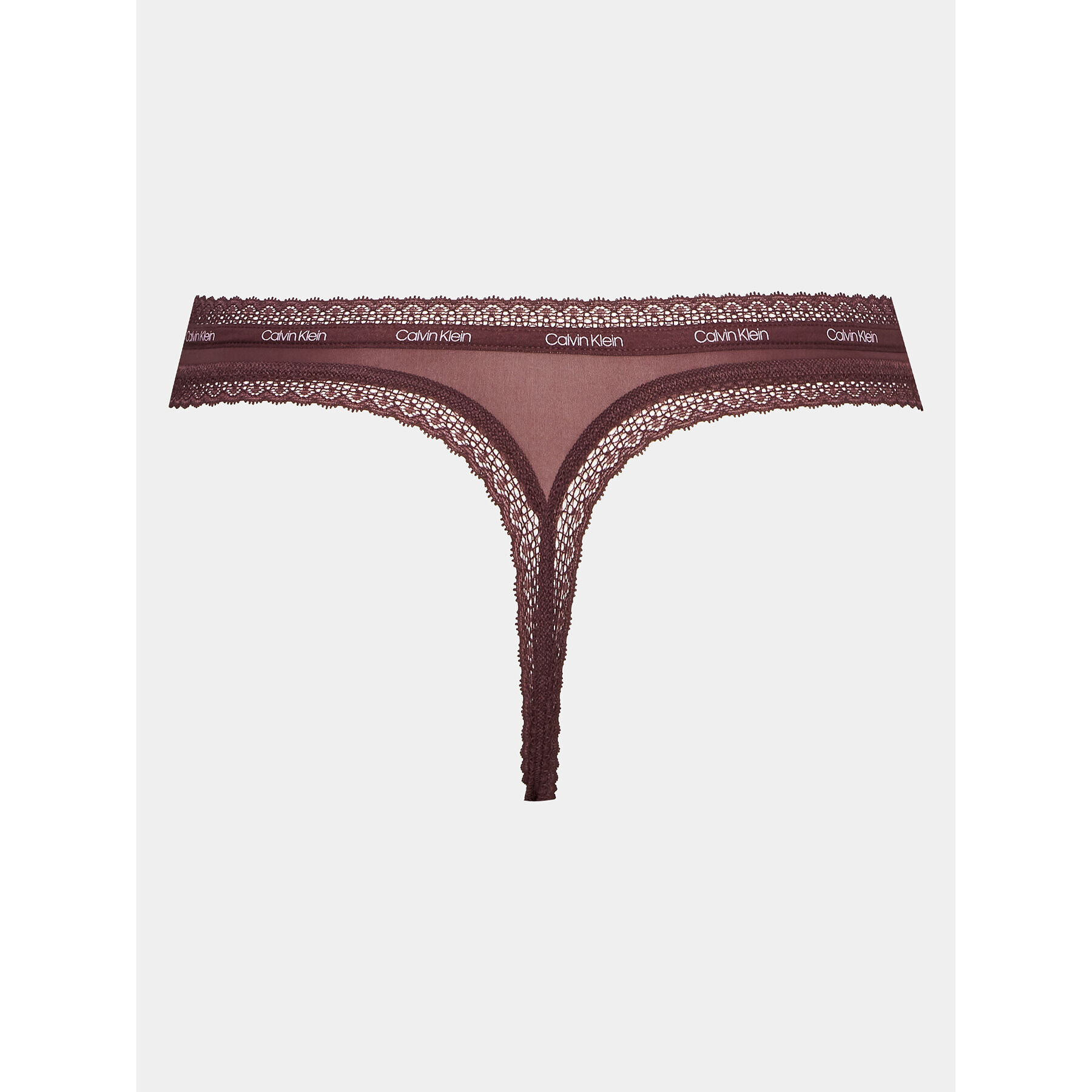 Calvin Klein Underwear Kalhotky string 000QD3763E Bordó - Pepit.cz