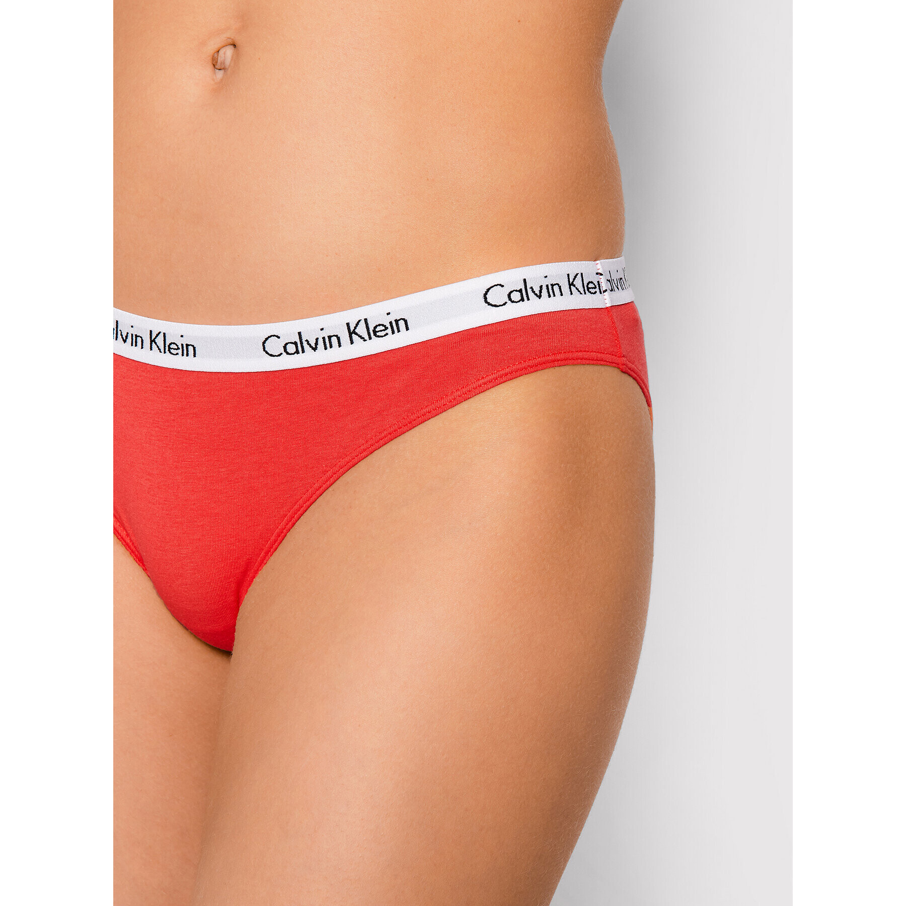 Calvin Klein Underwear Klasické kalhotky 0000D1618E Červená - Pepit.cz