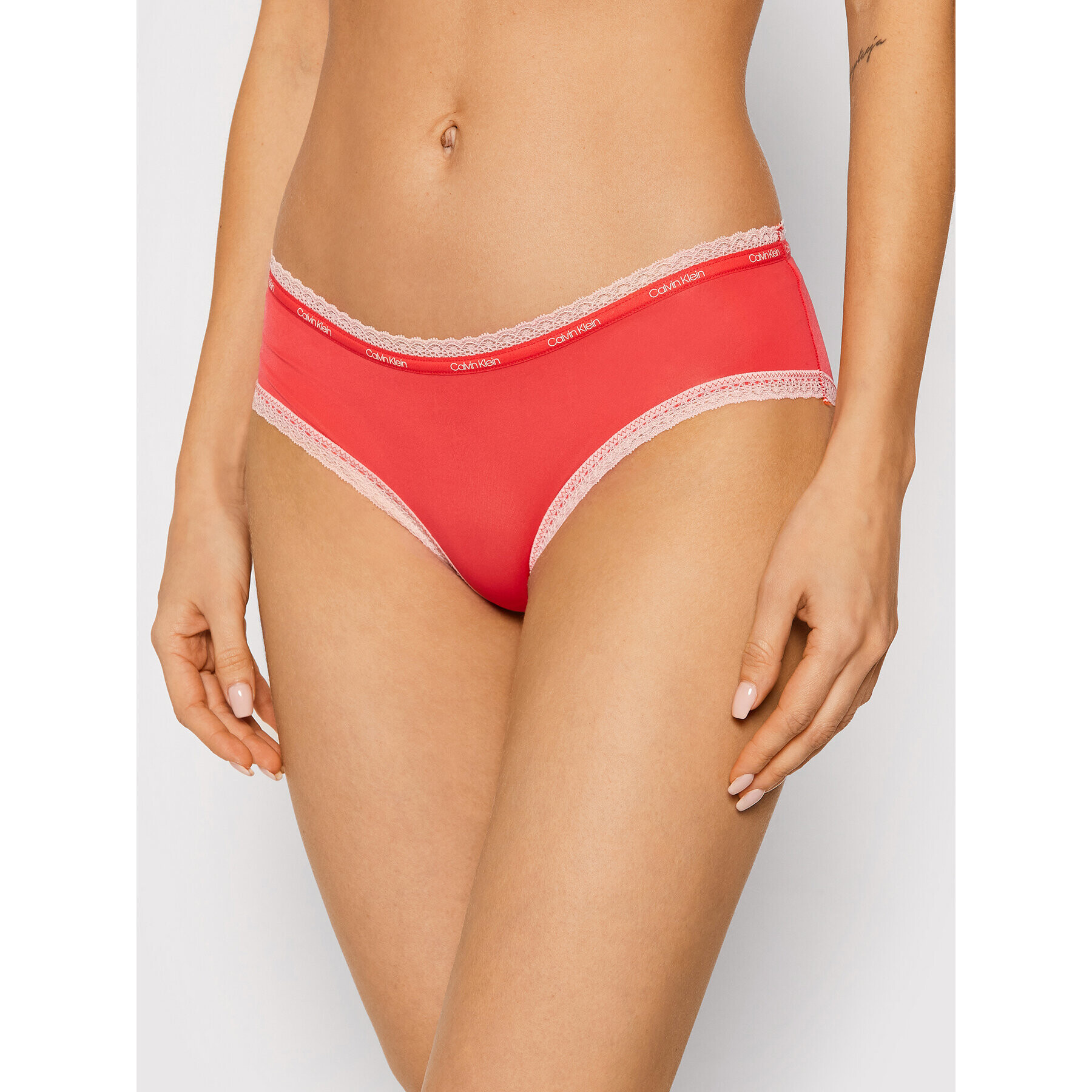 Calvin Klein Underwear Klasické kalhotky 000QD3767E Červená - Pepit.cz