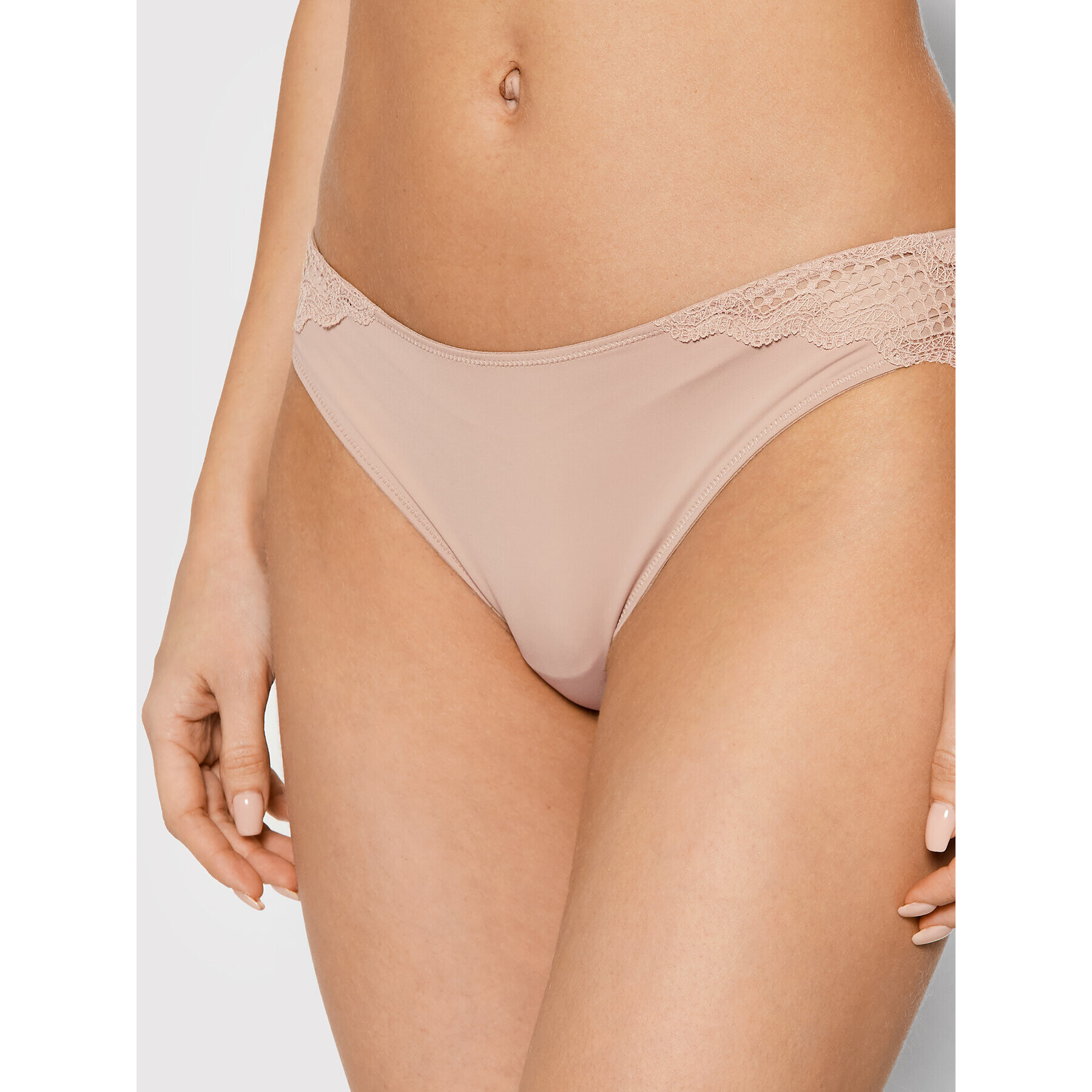 Calvin Klein Underwear Klasické kalhotky 000QF6660E Béžová - Pepit.cz