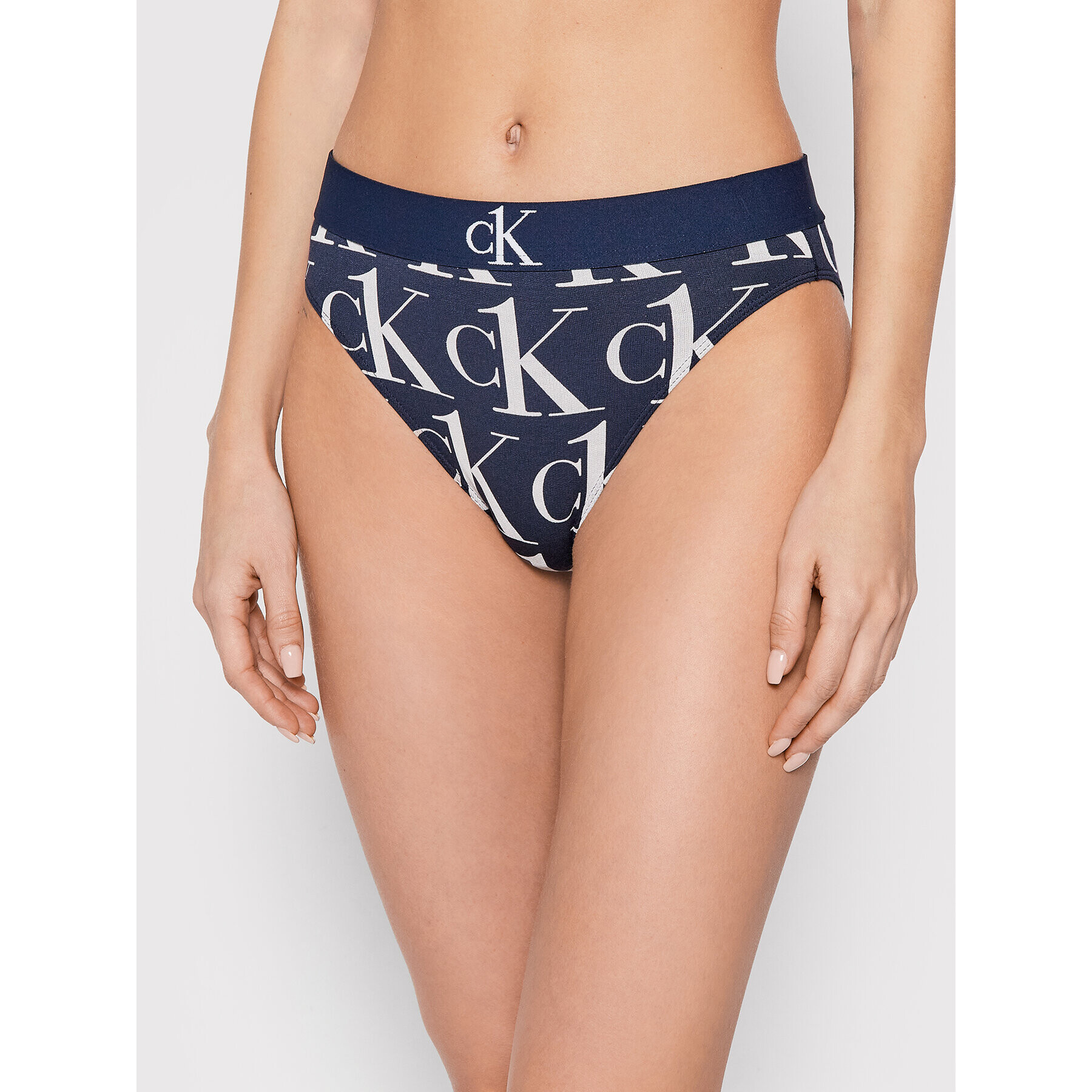 Calvin Klein Underwear Klasické kalhotky 000QF6671E Tmavomodrá - Pepit.cz