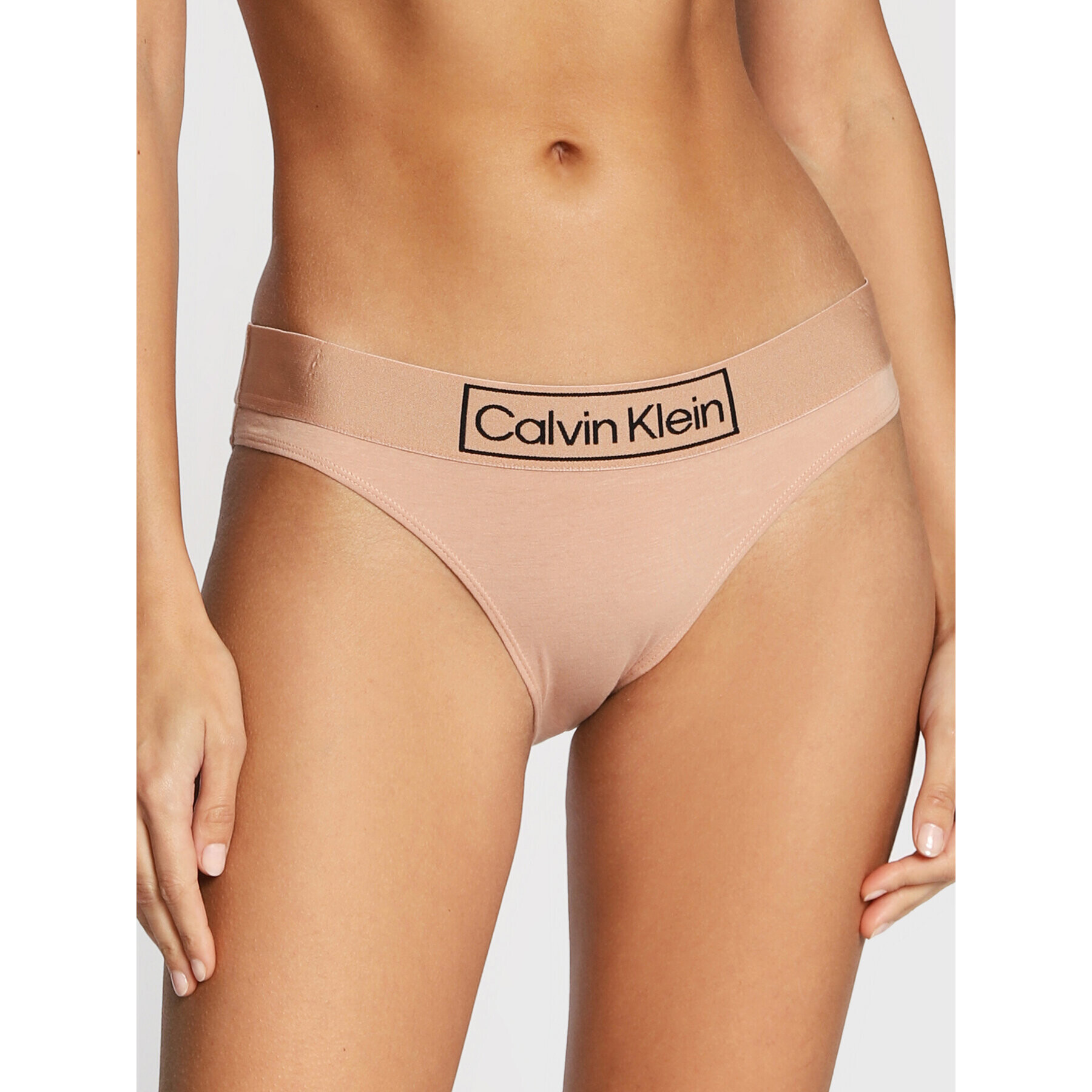 Calvin Klein Underwear Klasické kalhotky 000QF6775E Béžová - Pepit.cz