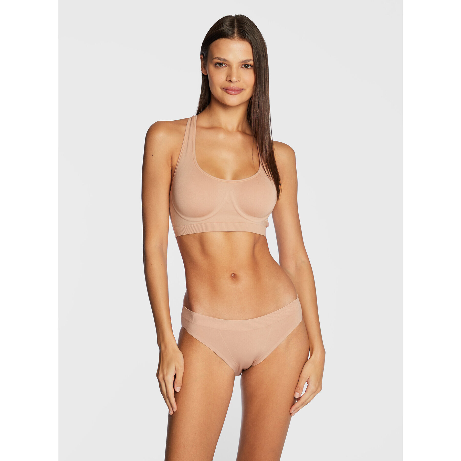 Calvin Klein Underwear Klasické kalhotky 000QF6882E Béžová - Pepit.cz