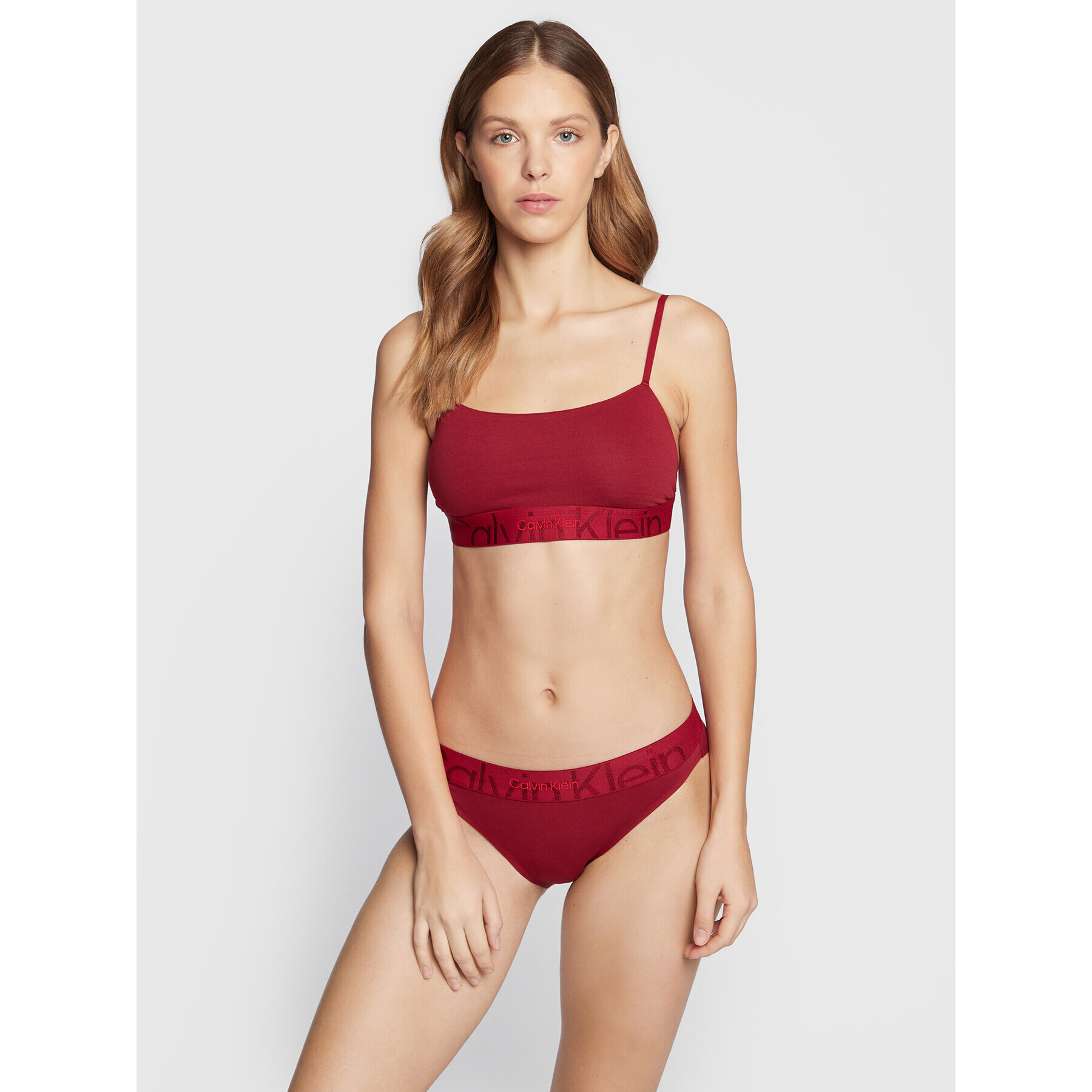 Calvin Klein Underwear Klasické kalhotky 000QF6993E Bordó - Pepit.cz