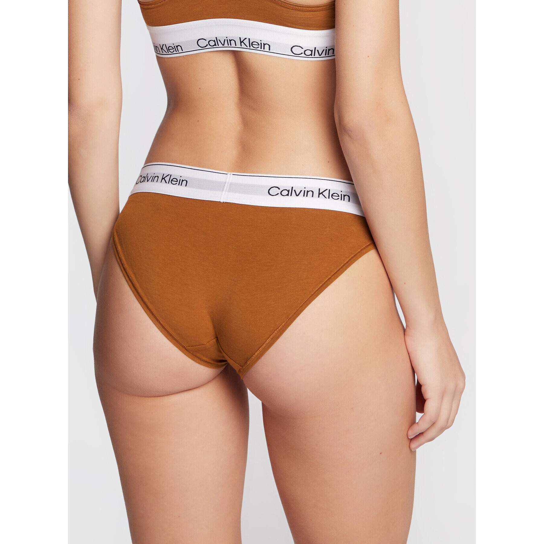 Calvin Klein Underwear Klasické kalhotky 000QF7047E Hnědá - Pepit.cz