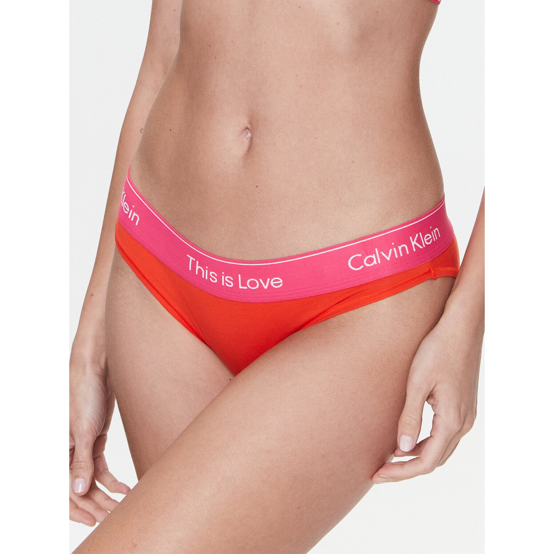 Calvin Klein Underwear Klasické kalhotky 000QF7284E Červená - Pepit.cz