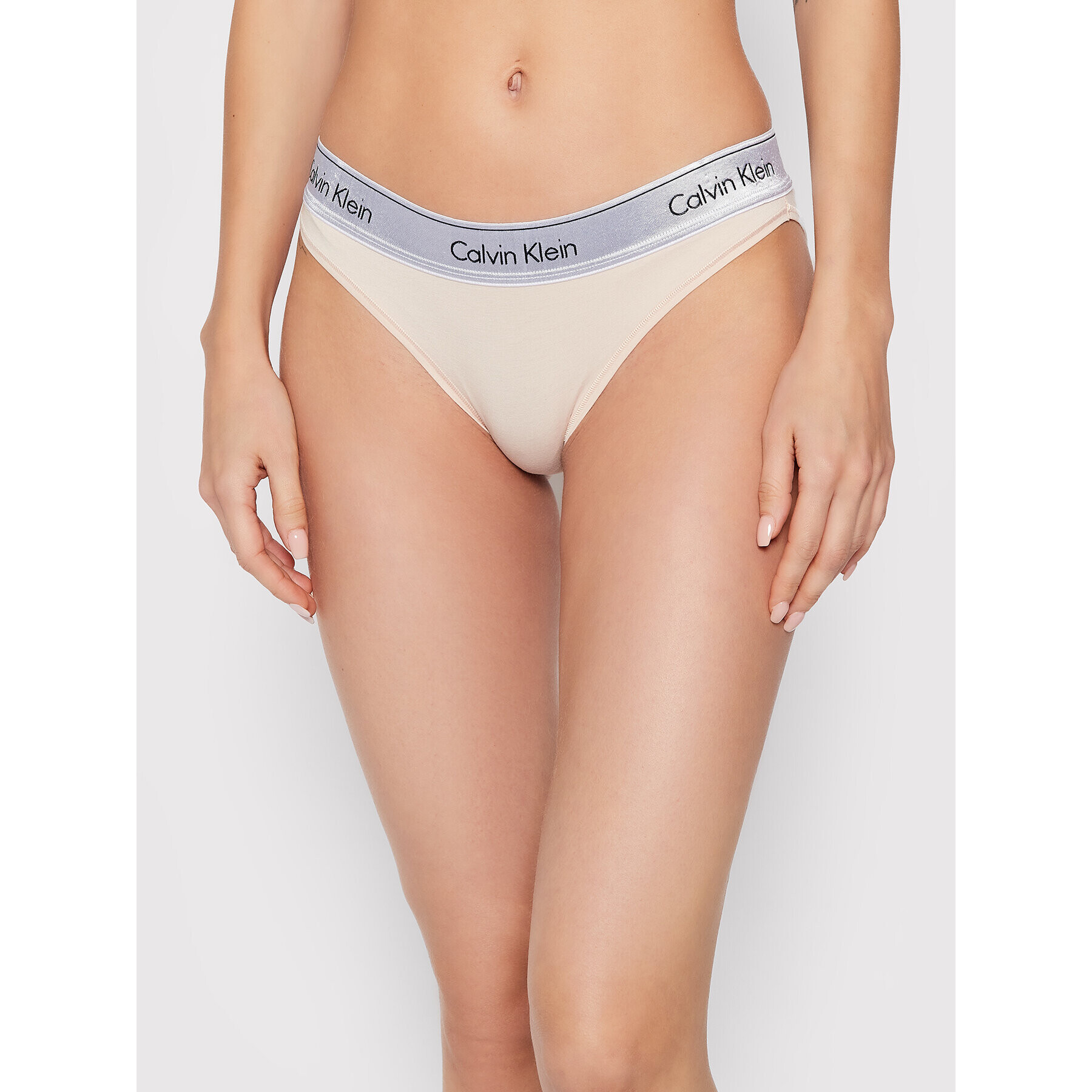 Calvin Klein Underwear Klasické kalhotky Modern Cotton 000QF6133E Béžová - Pepit.cz