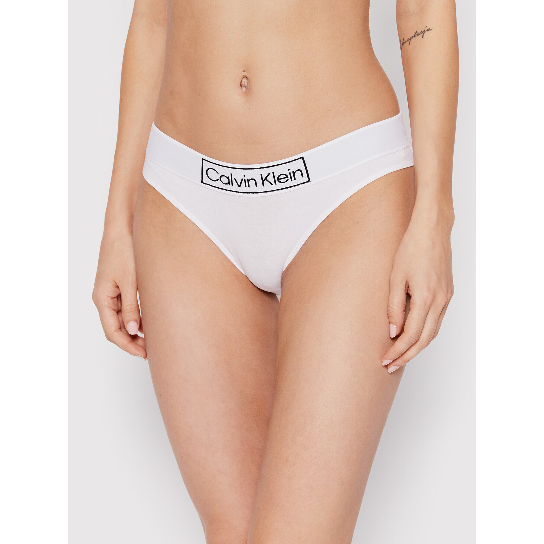 Calvin Klein Underwear Klasické kalhotky Reimagined Heritage 000QF6775E Bílá - Pepit.cz