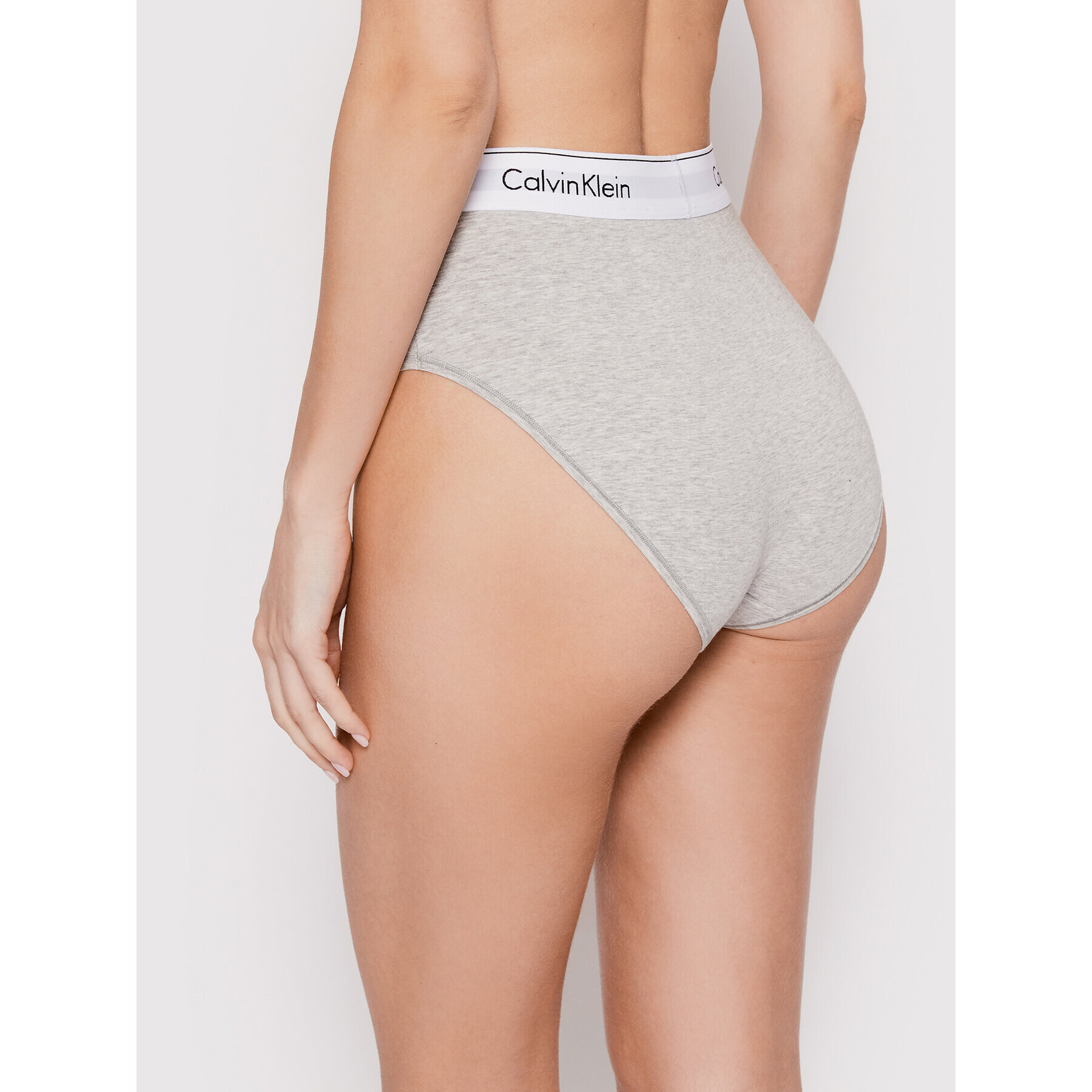 Calvin Klein Underwear Klasické kalhotky s vysokým pasem 000QF6280E Šedá - Pepit.cz