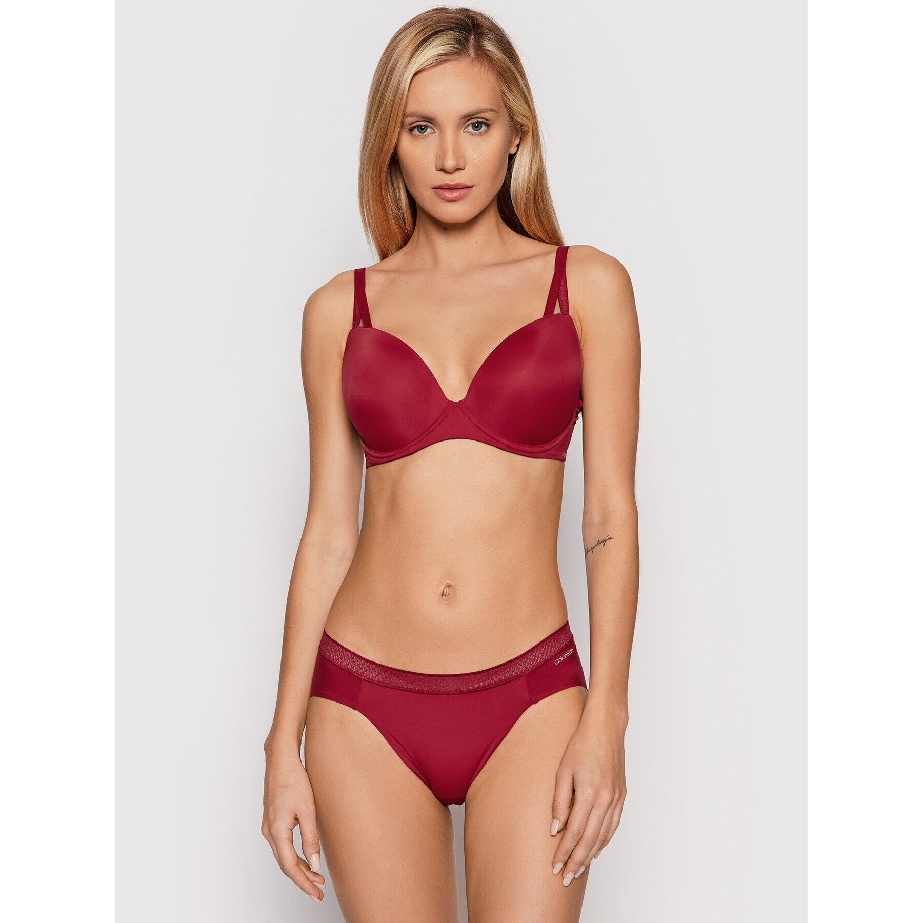 Calvin Klein Underwear Klasické kalhotky Seductive Comfort 000QF6308E Bordó - Pepit.cz