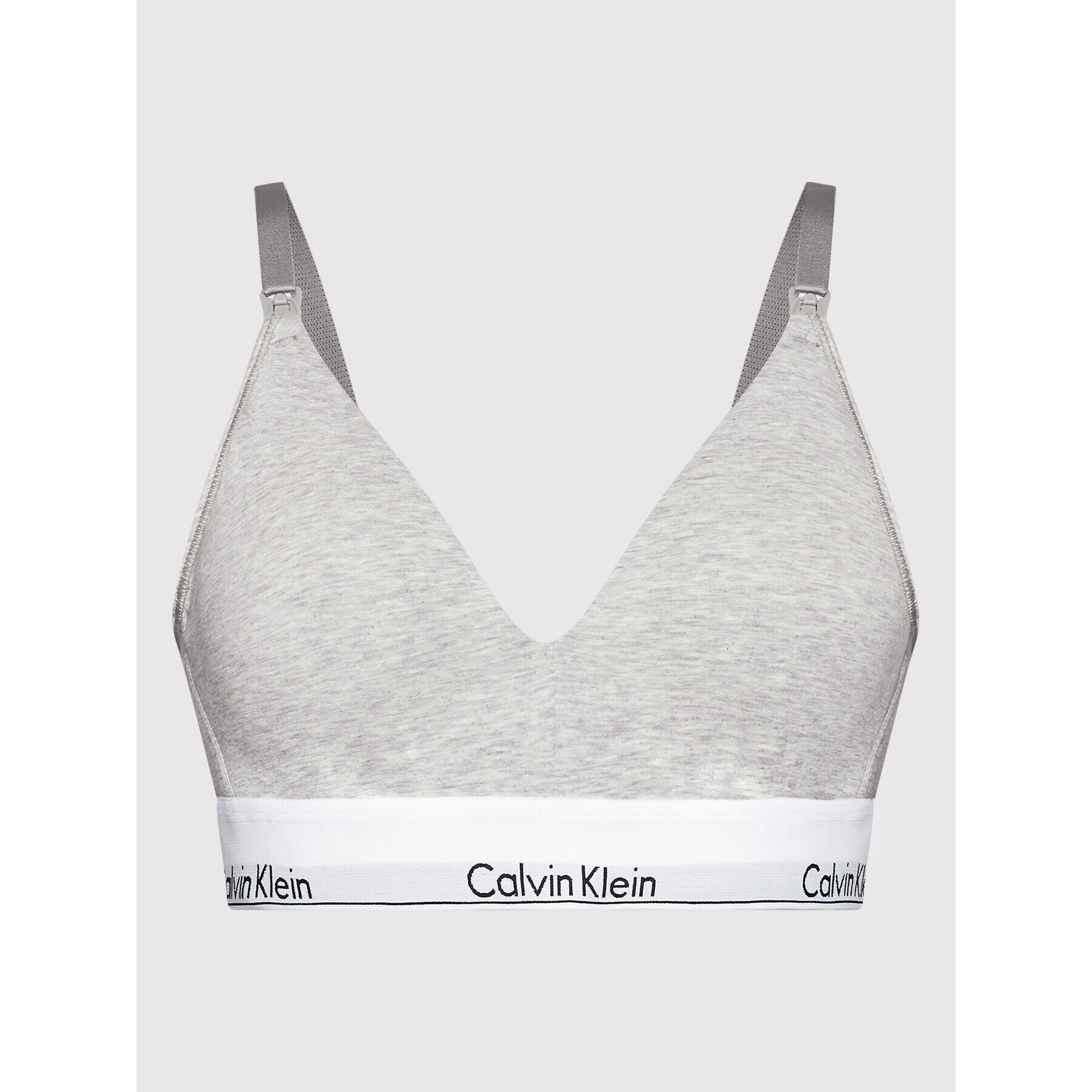 Calvin Klein Underwear Kojící podprsenka 000QF6218E Šedá - Pepit.cz