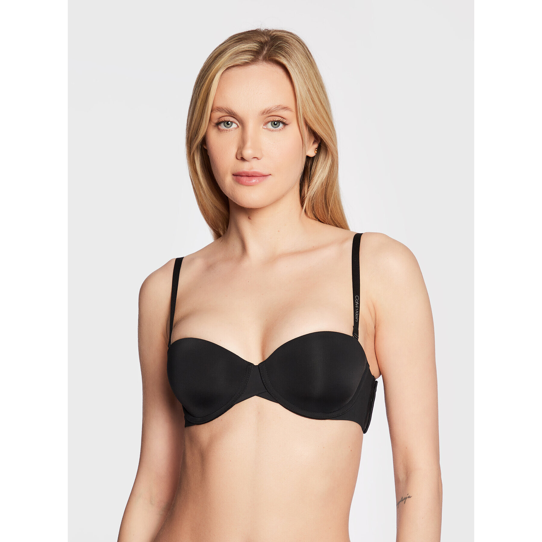 Calvin Klein Underwear Podprsenka Bardot 000QF5748E Černá - Pepit.cz