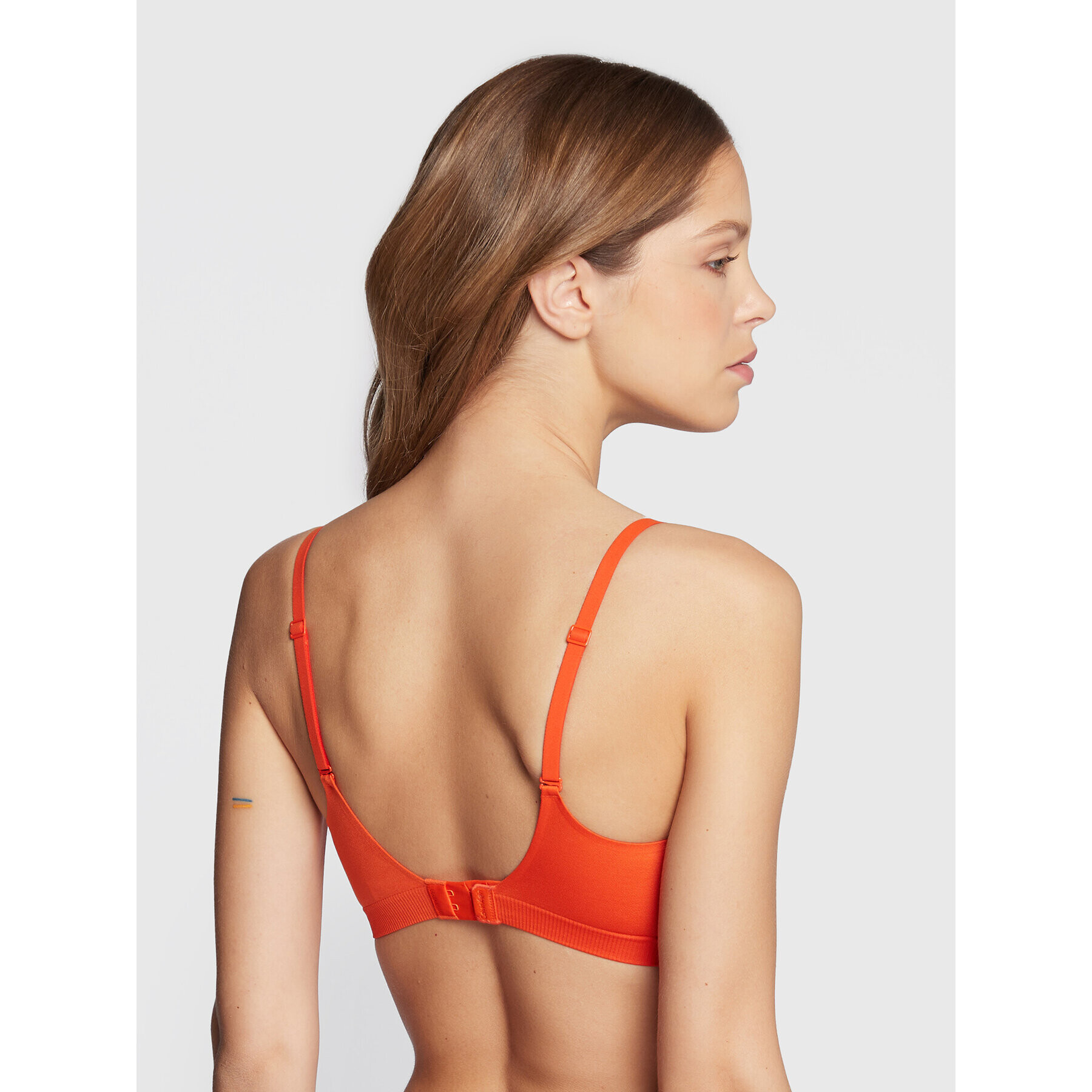 Calvin Klein Underwear Podprsenka bez kostic 000QF6609E Oranžová - Pepit.cz