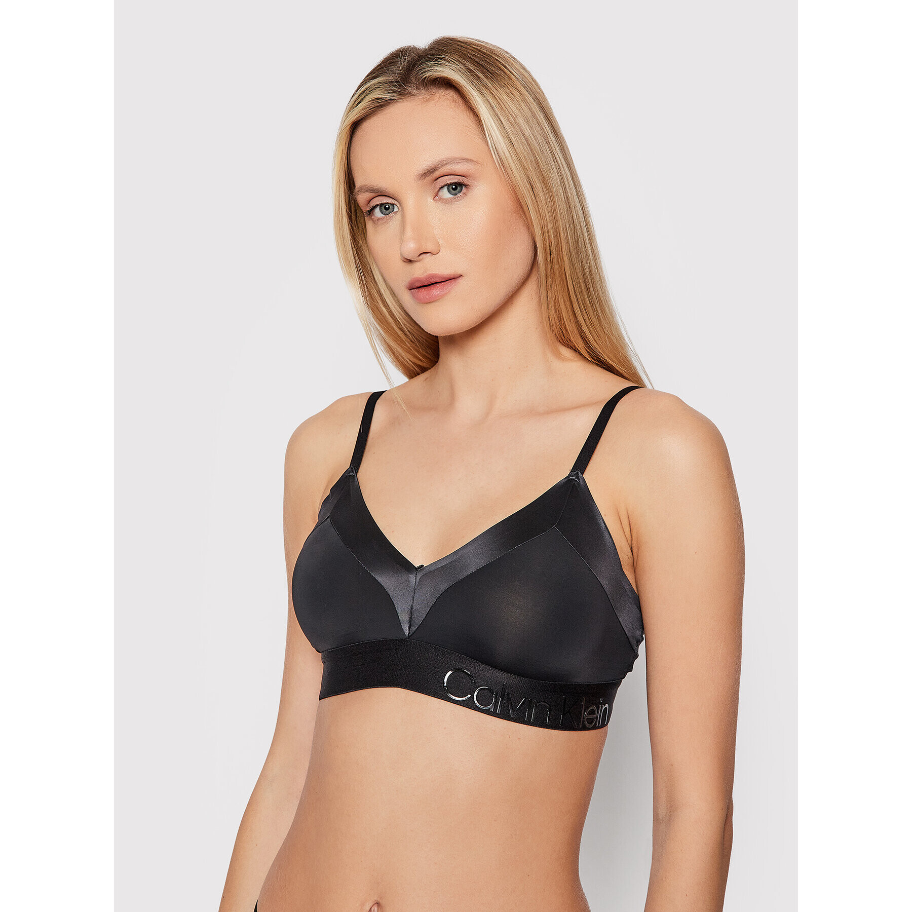 Calvin Klein Underwear Podprsenka bez kostic 000QF6664E Černá - Pepit.cz