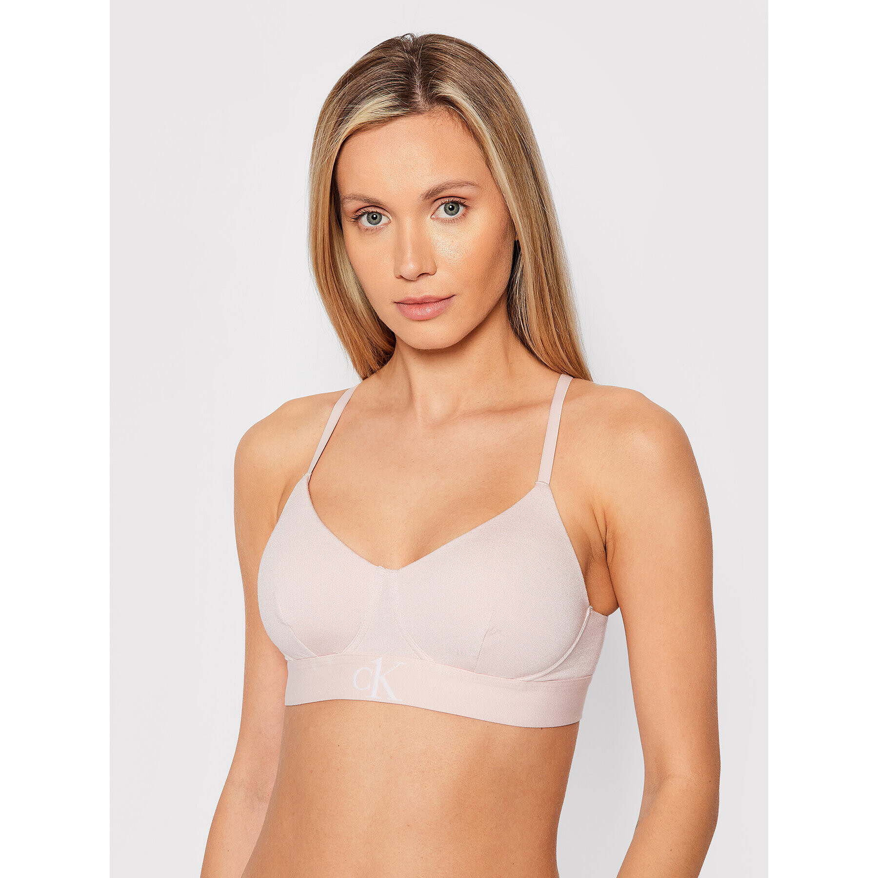 Calvin Klein Underwear Podprsenka bez kostic 000QF6670E Růžová - Pepit.cz