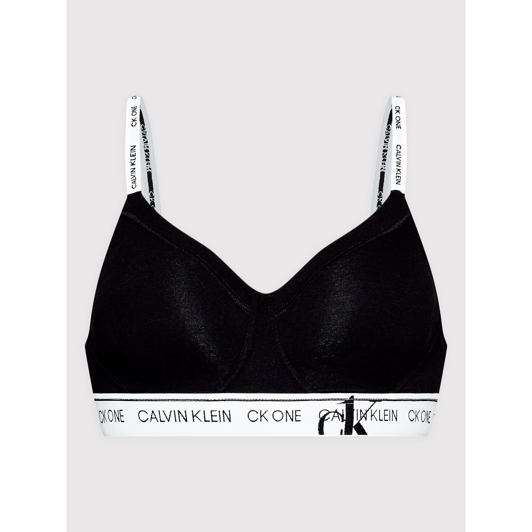 Calvin Klein Underwear Podprsenka bez kostic 000QF6766E Černá - Pepit.cz