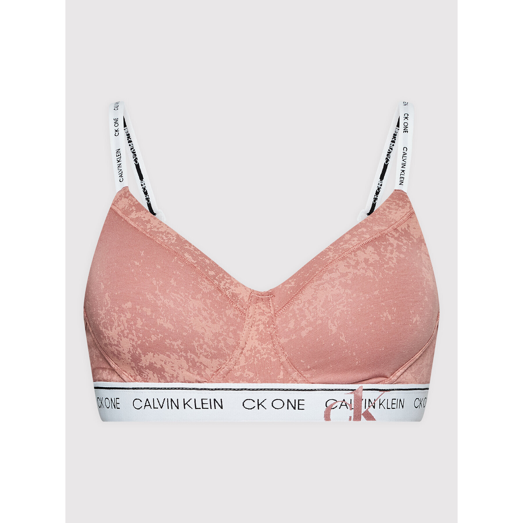 Calvin Klein Underwear Podprsenka bez kostic 000QF6766E Růžová - Pepit.cz