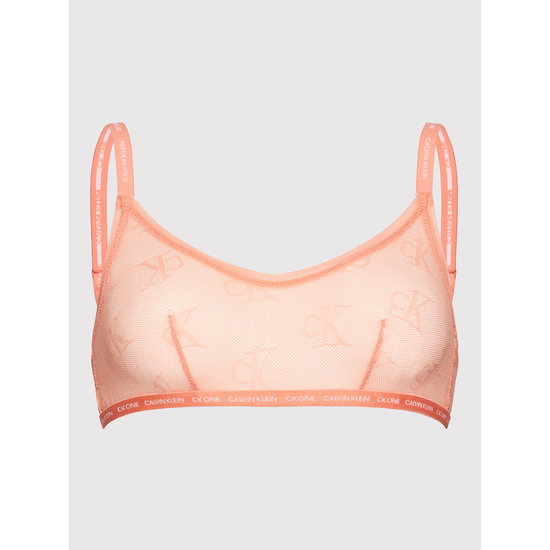 Calvin Klein Underwear Podprsenka bez kostic 000QF6786E Oranžová - Pepit.cz