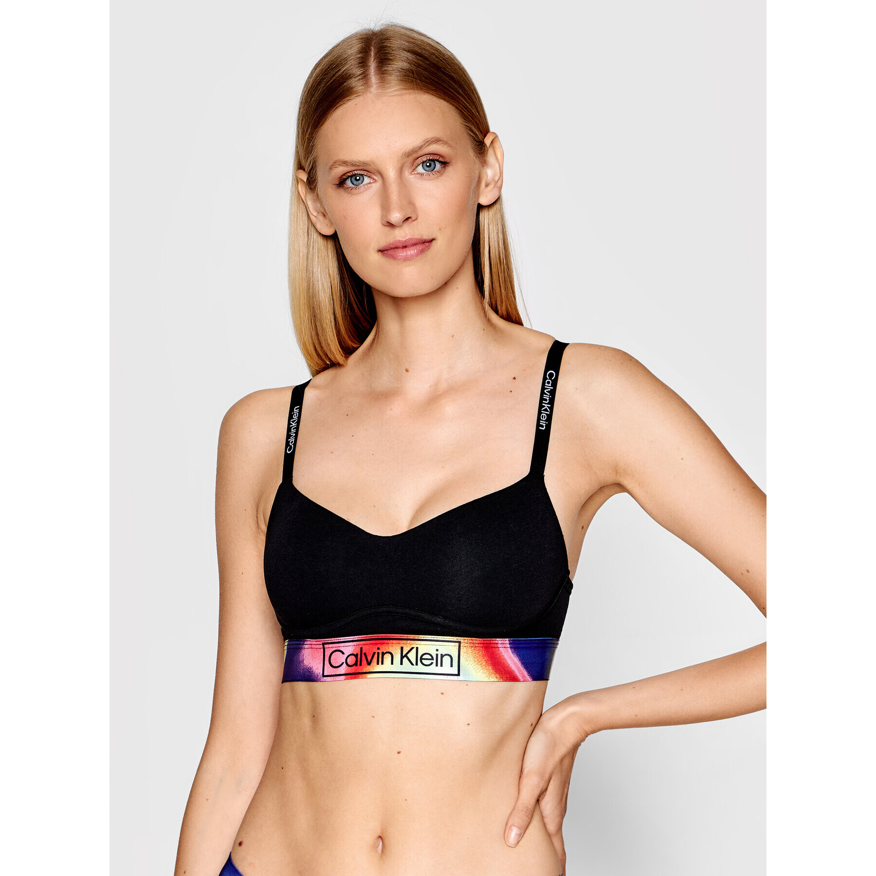 Calvin Klein Underwear Podprsenka bez kostic 000QF6826E Černá - Pepit.cz