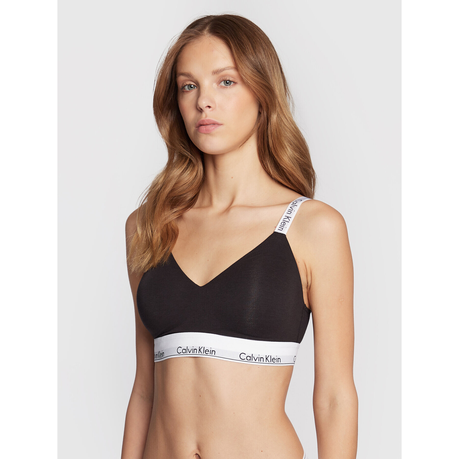 Calvin Klein Underwear Podprsenka bez kostic 000QF7060E Černá - Pepit.cz