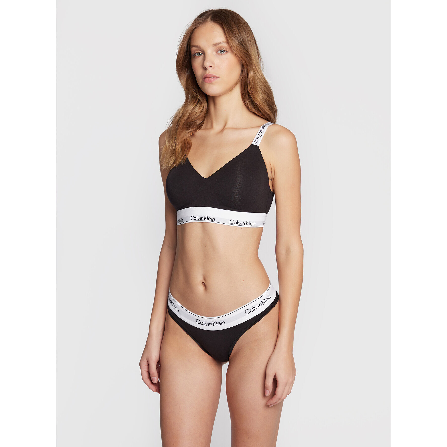 Calvin Klein Underwear Podprsenka bez kostic 000QF7060E Černá - Pepit.cz