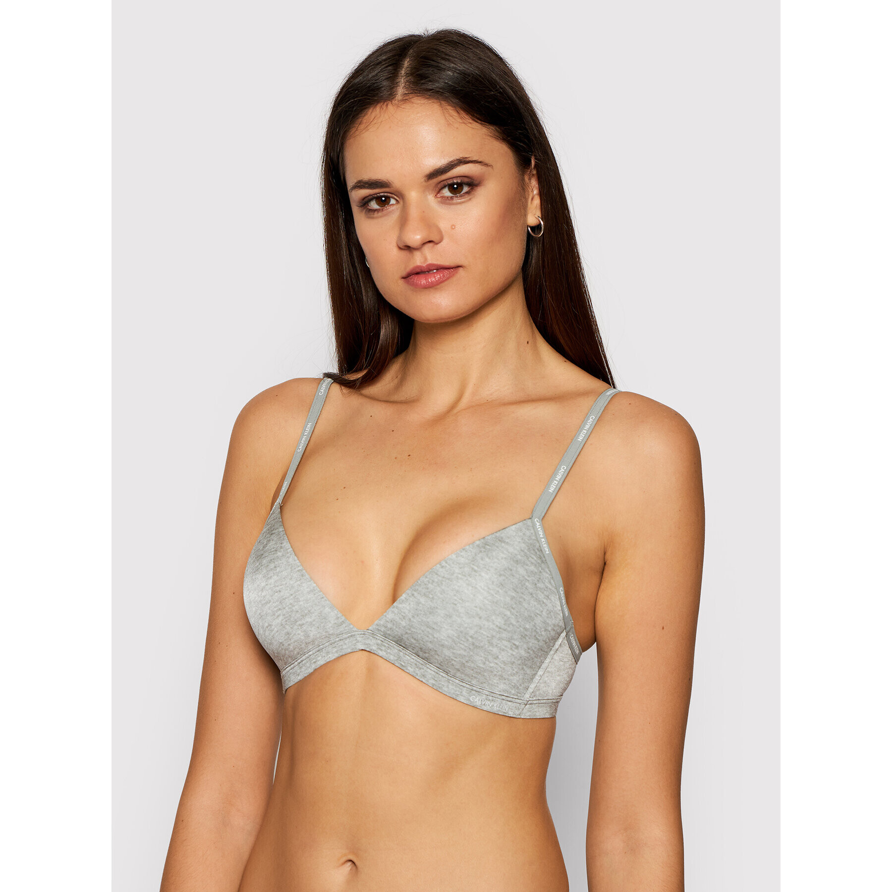 Calvin Klein Underwear Podprsenka bez kostic Youthful 000QF4693E Šedá - Pepit.cz