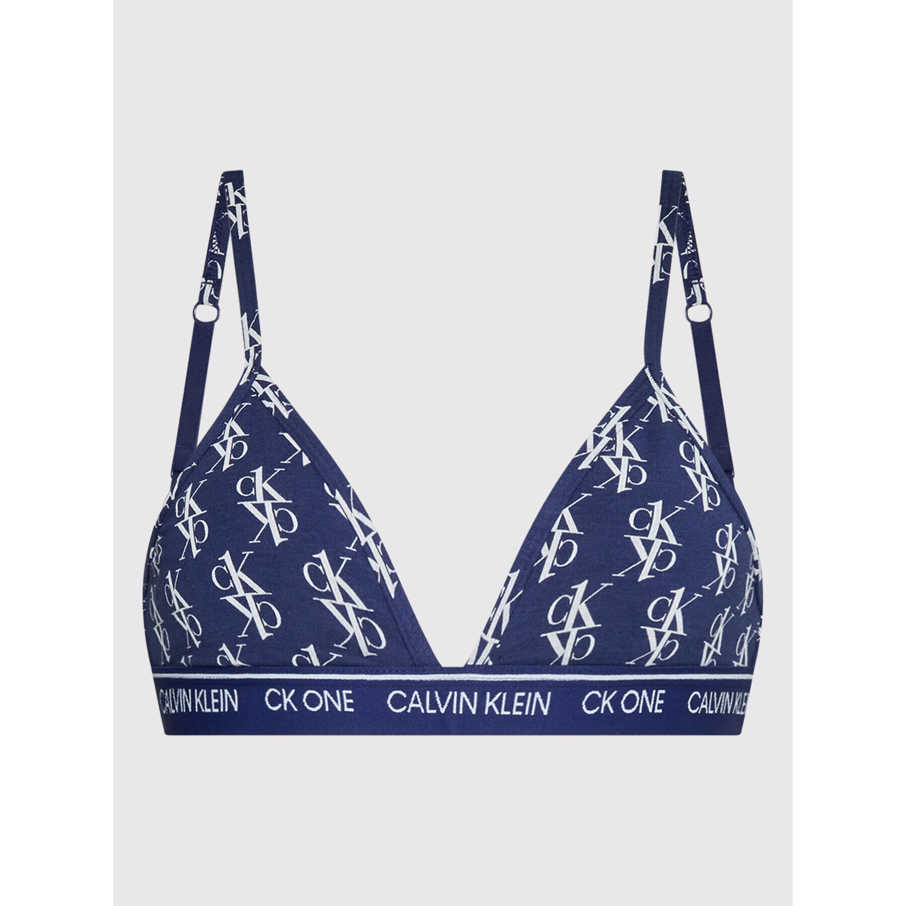 Calvin Klein Underwear Podprsenka Bralette 000QF5953E Tmavomodrá - Pepit.cz