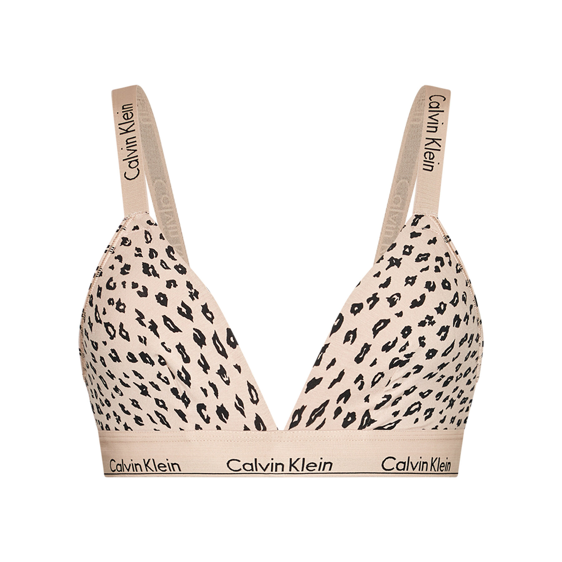 Calvin Klein Underwear Podprsenka Bralette 000QF5980E Béžová - Pepit.cz