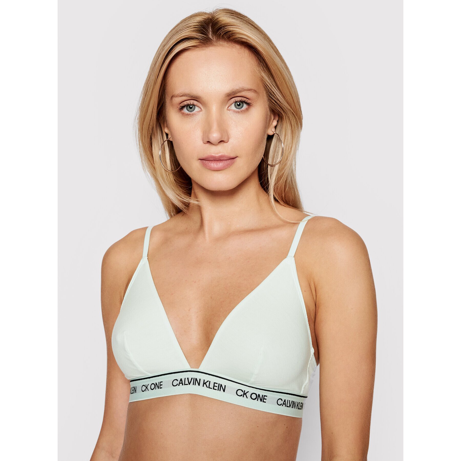 Calvin Klein Underwear Podprsenka Bralette 000QF6316E Zelená - Pepit.cz