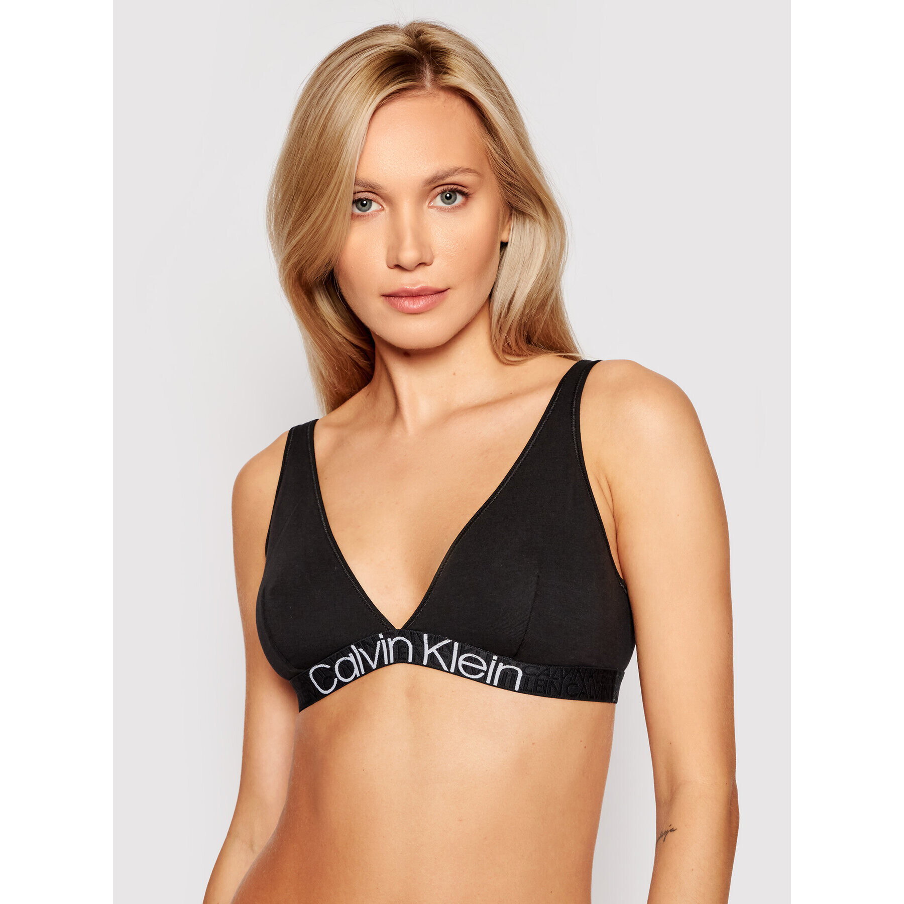 Calvin Klein Underwear Podprsenka Bralette 000QF6577E Černá - Pepit.cz