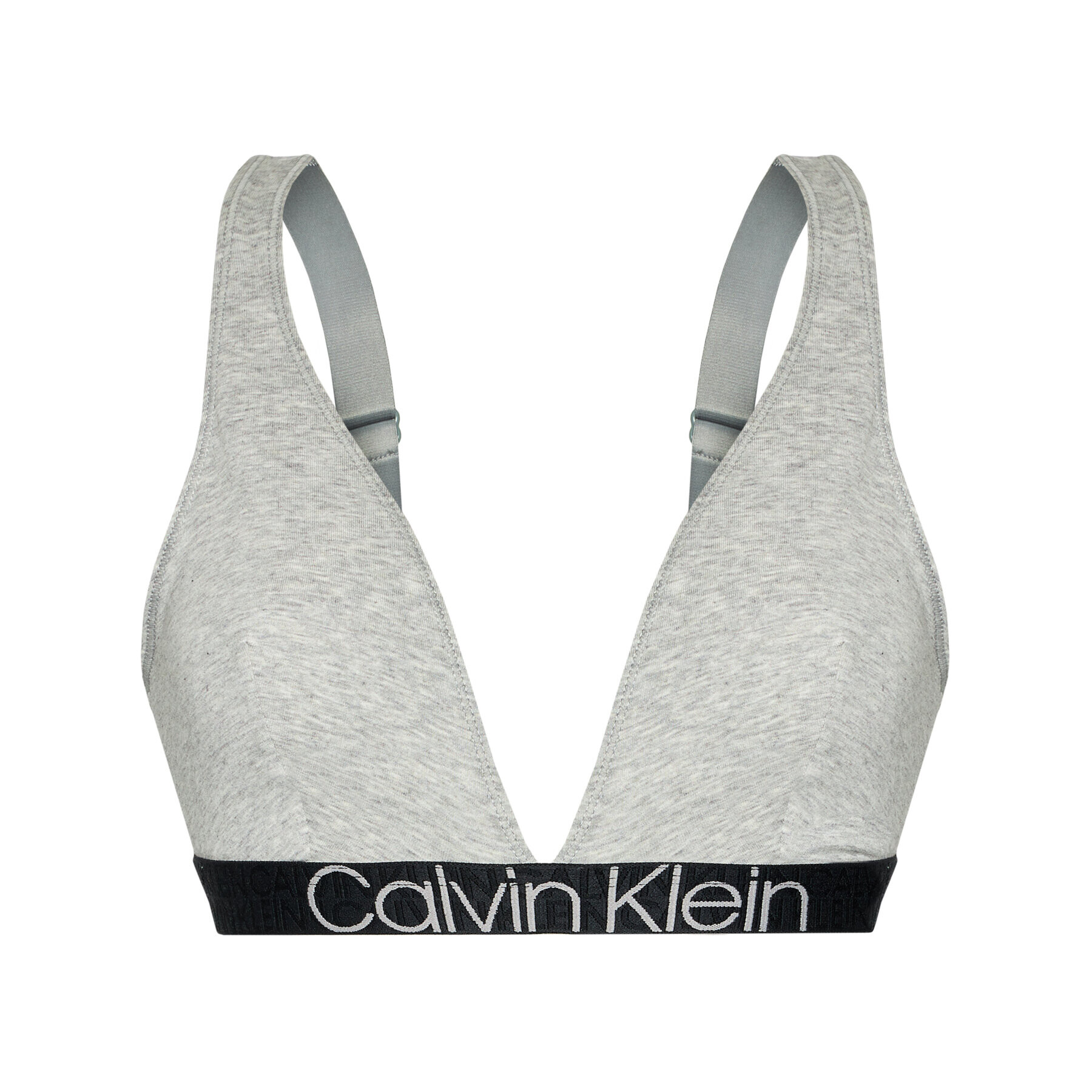 Calvin Klein Underwear Podprsenka Bralette 000QF6577E Šedá - Pepit.cz