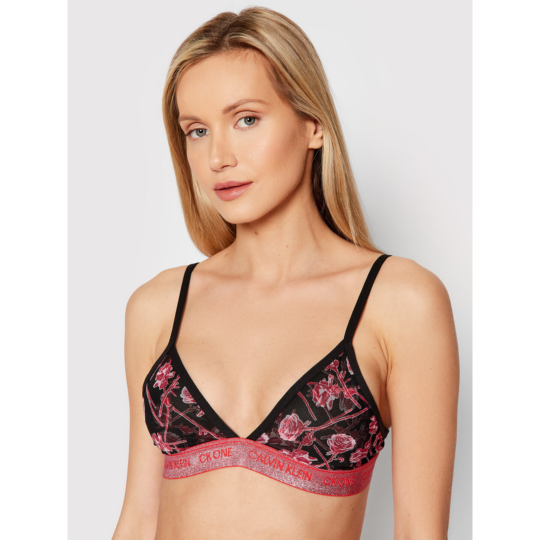 Calvin Klein Underwear Podprsenka Bralette 000QF6690E Černá - Pepit.cz