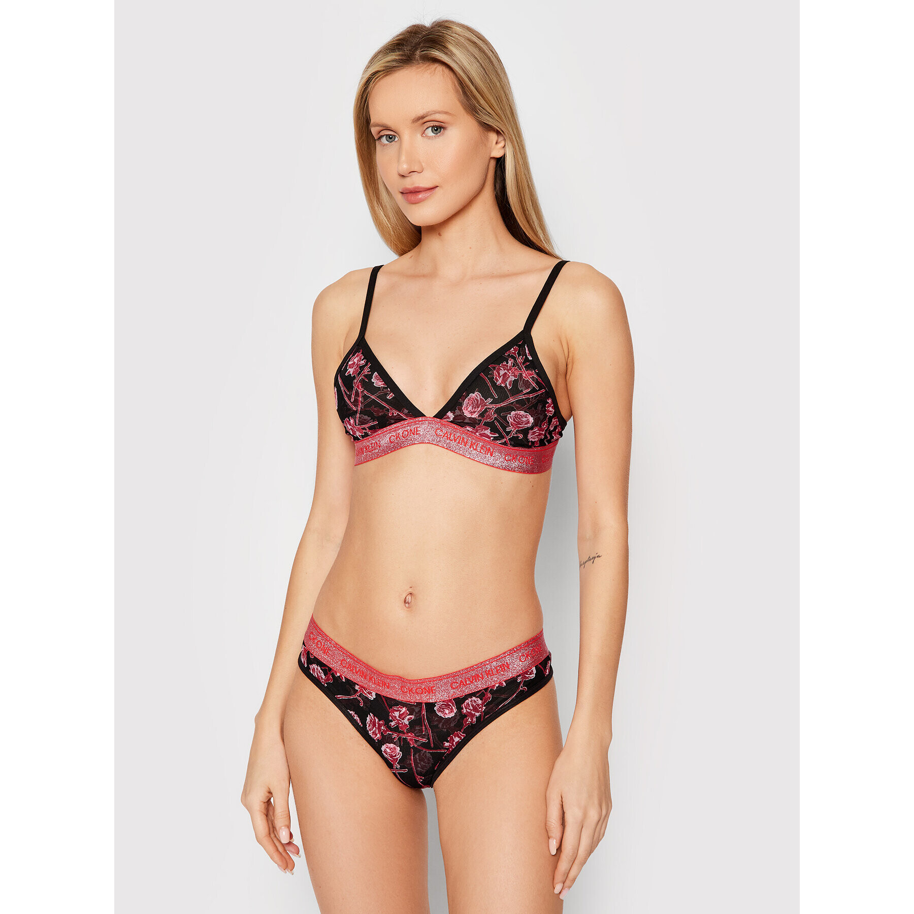 Calvin Klein Underwear Podprsenka Bralette 000QF6690E Černá - Pepit.cz