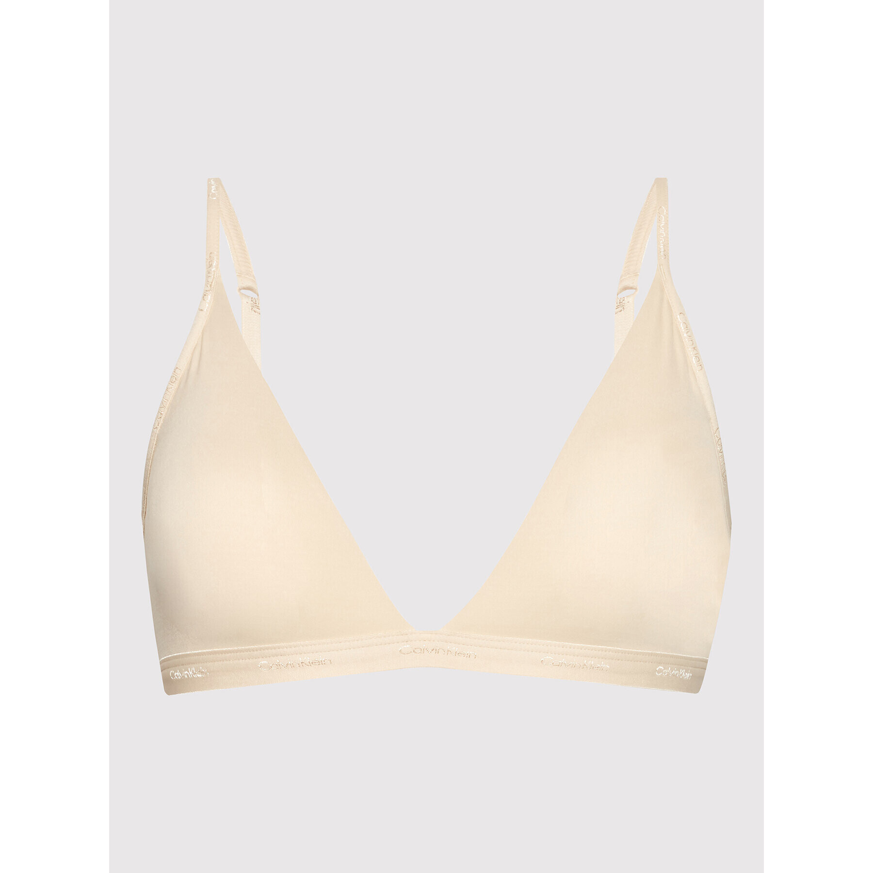 Calvin Klein Underwear Podprsenka Bralette 000QF6758E Béžová - Pepit.cz