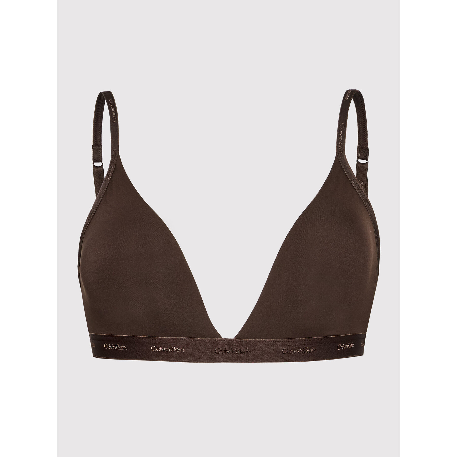 Calvin Klein Underwear Podprsenka Bralette 000QF6758E Hnědá - Pepit.cz