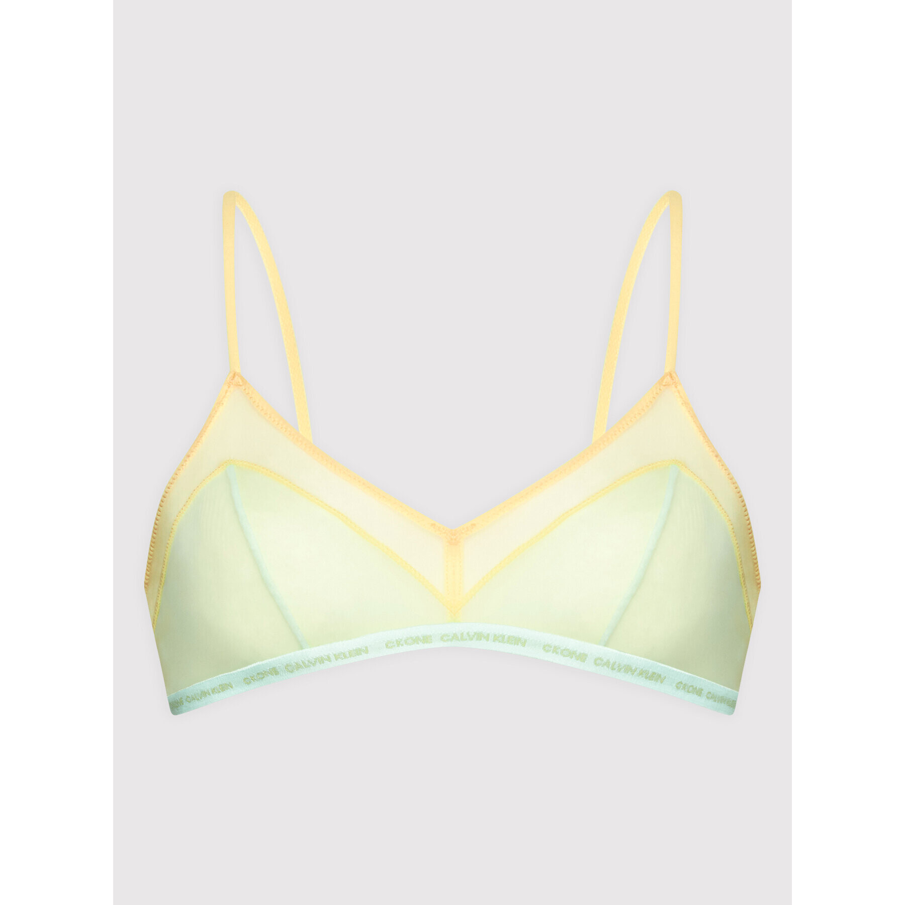 Calvin Klein Underwear Podprsenka Bralette 000QF6779E Žlutá - Pepit.cz