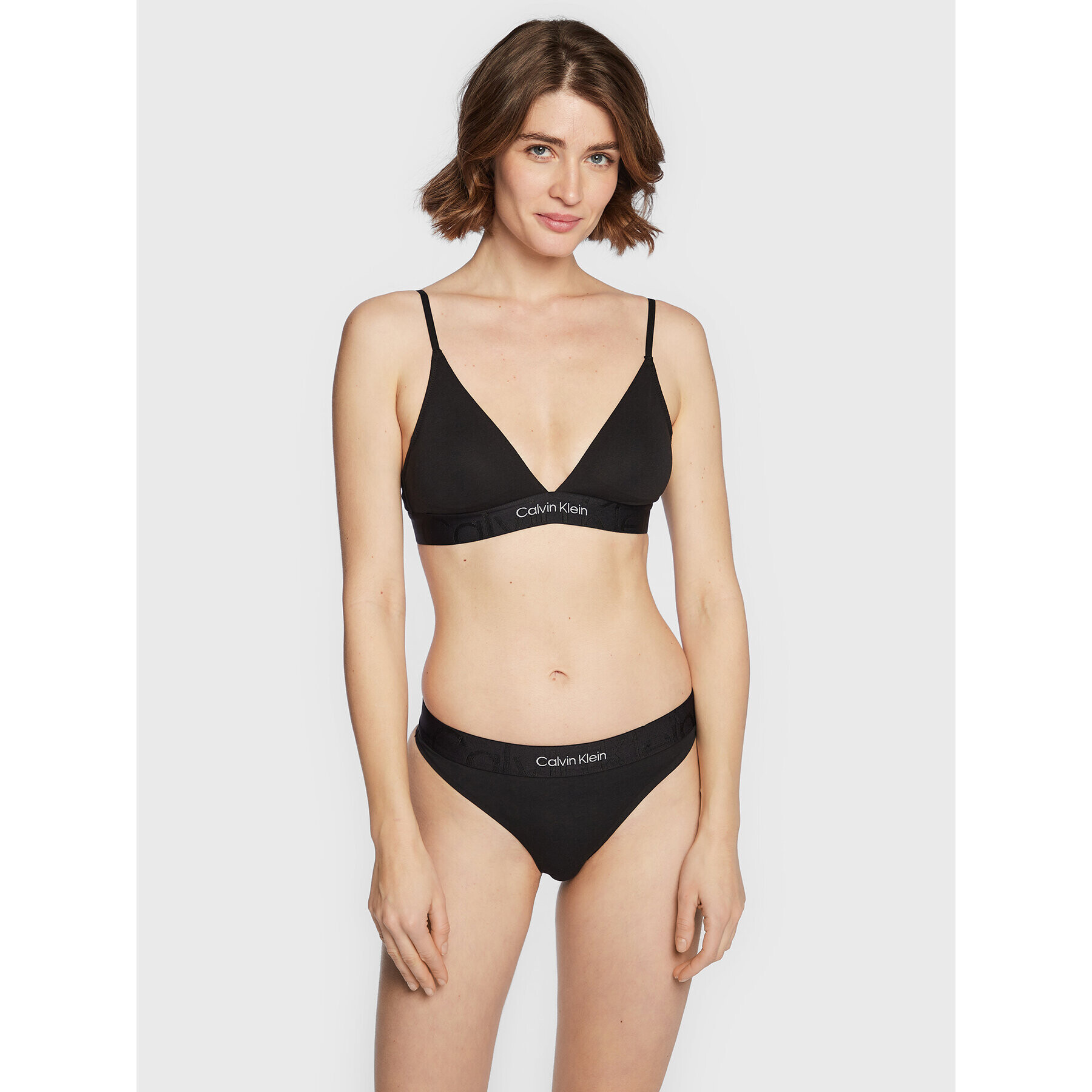 Calvin Klein Underwear Podprsenka Bralette 000QF6990E Černá - Pepit.cz