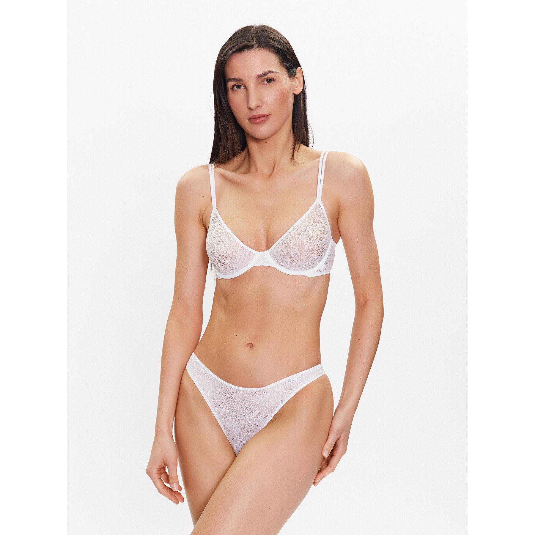 Calvin Klein Underwear Podprsenka Bralette 000QF7103E Bílá - Pepit.cz